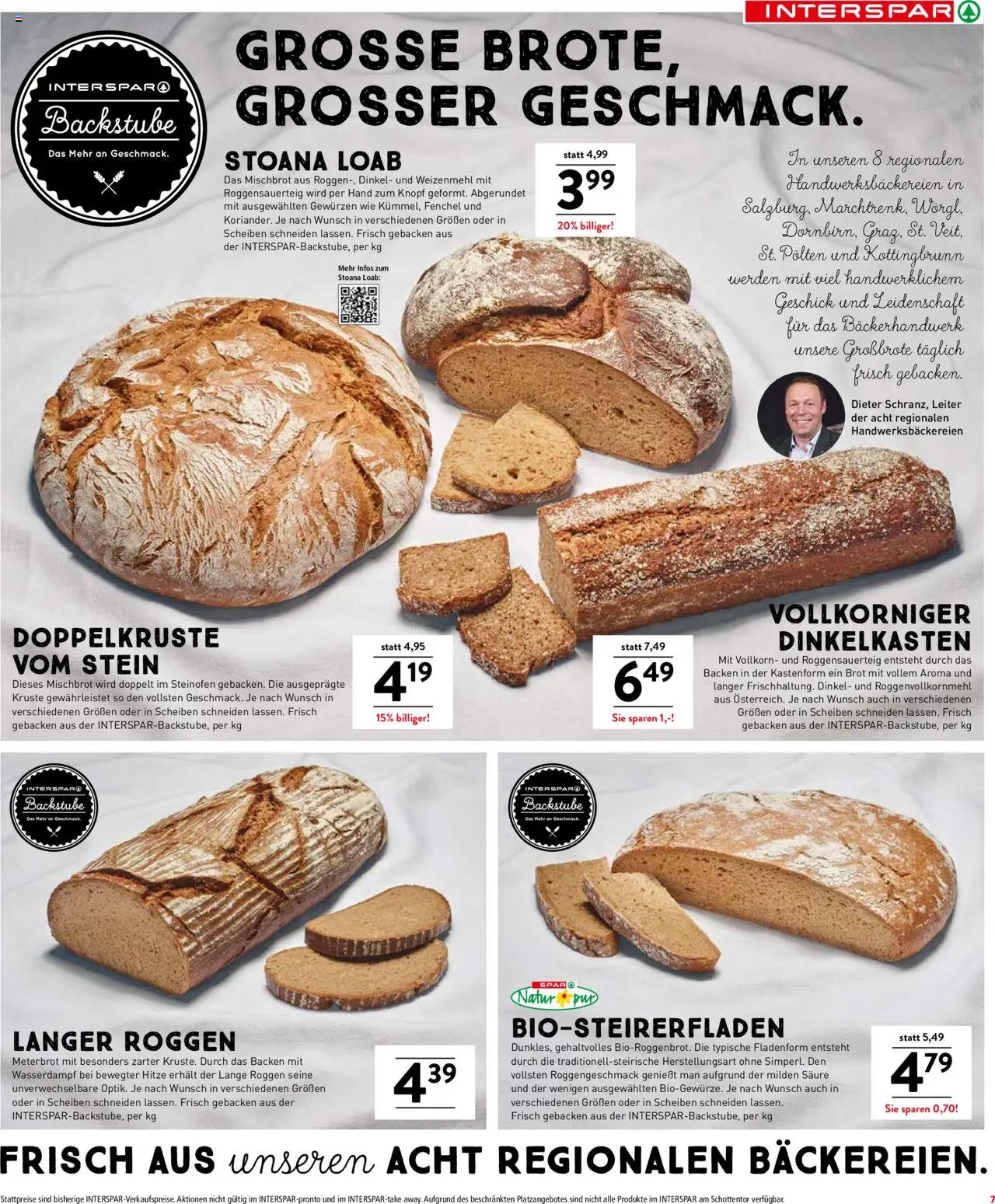 Interspar Flugblatt - Kärnten gültig ab 24.07.2025 | Seite: 7 | Produkte: Brot