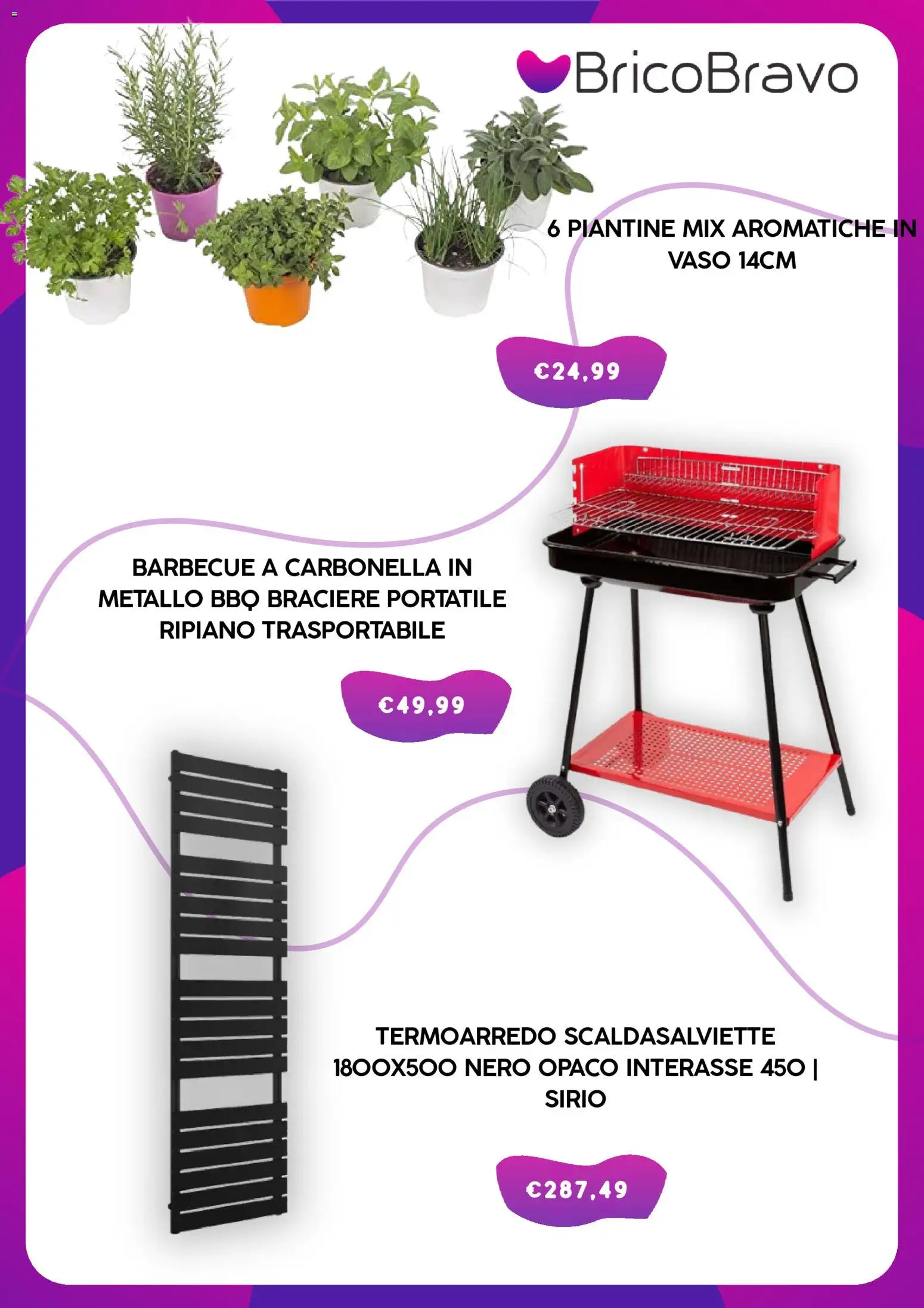 Volantino Brico Bravo del 30.12.2025 | Pagina: 5 | Prodotti: Ripiano, Barbecue, Vaso
