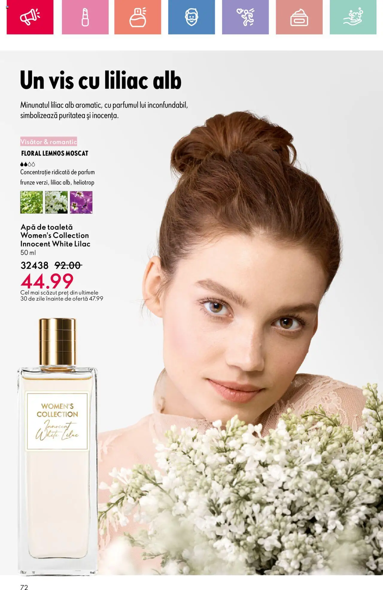 Oriflame catalog 10 2025 – valabil de la 06.07.2025 | Pagină: 72 | Produse: Toaletă, Parfum, Apă de toaletă, Apă