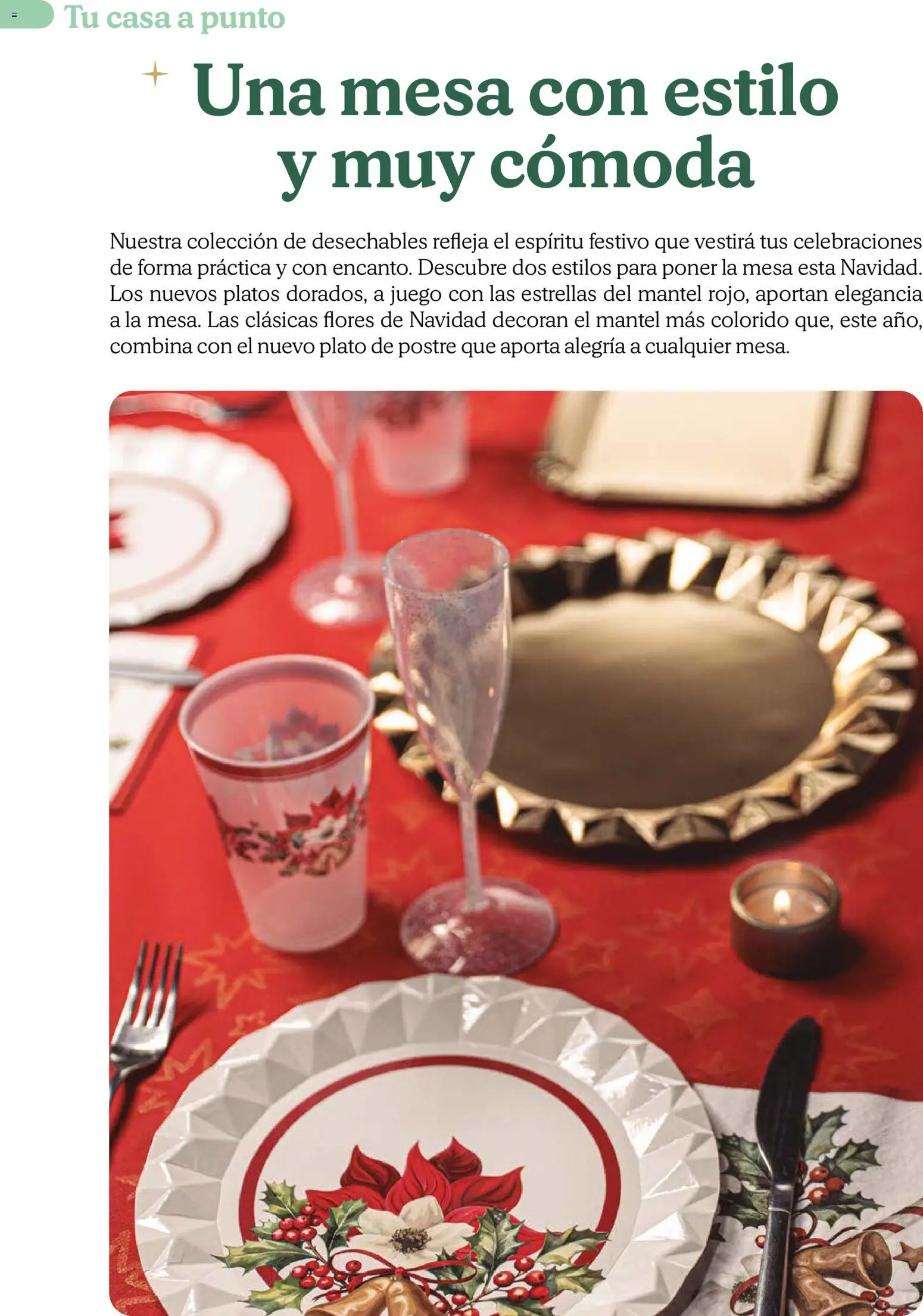Catálogo Mercadona - Navidad 2025 │ válido desde el 02.12.2025 | Página: 52 | Productos: Mantel, Mesa