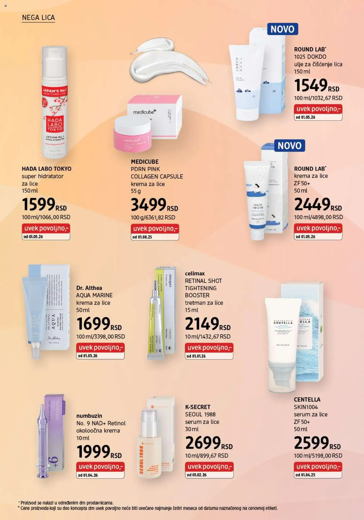 DM Drogerie katalog - važi od 01.05.2026 | Strana: 12 | Proizvode: Krema, Ulje