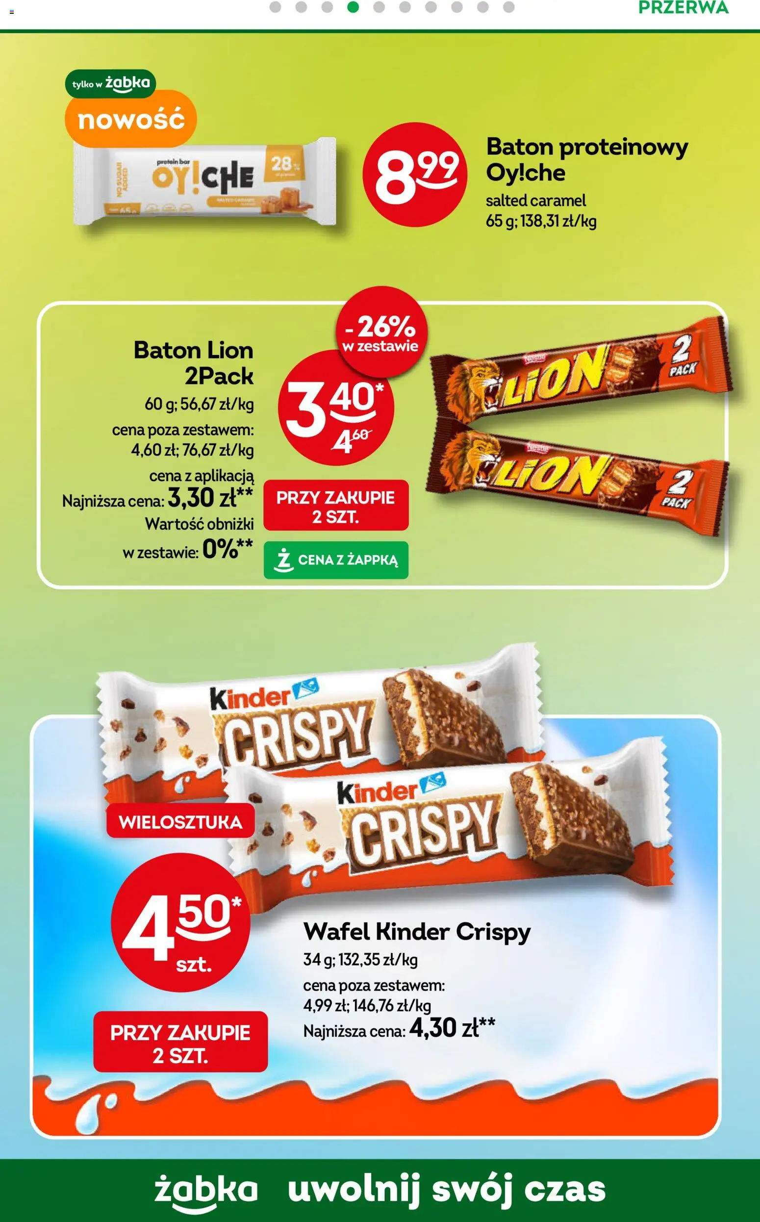 Żabka gazetka od 22.04.2026 | Strona: 75 | Produkty: Baton