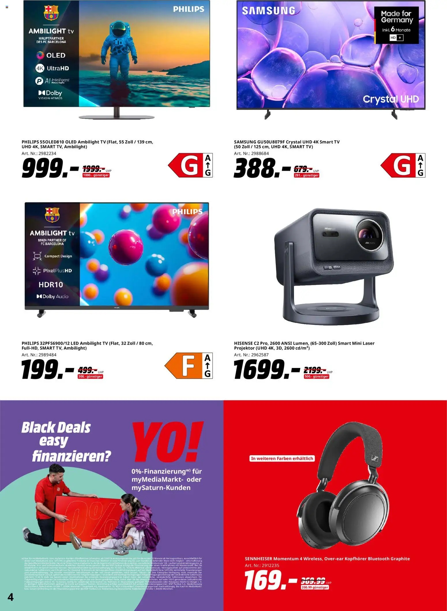 Saturn - Black Friday – gültig ab 28.11.2025 | Seite: 4 | Produkte: Samsung, Smart TV, Audio, Kopfhörer