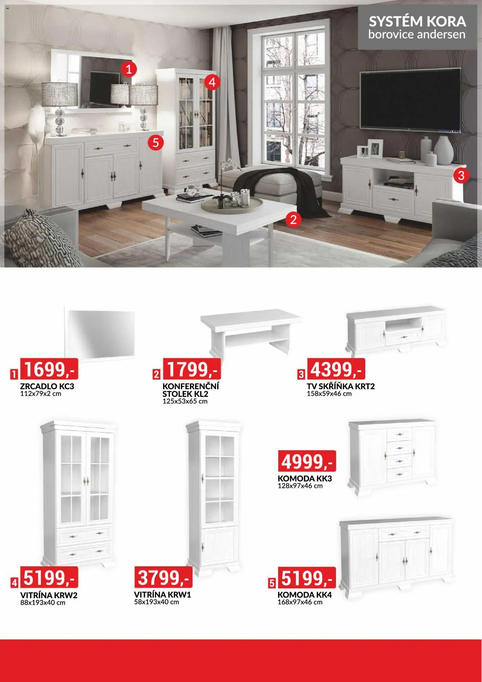 BAUMAX leták - Zařiďte si bydlení podle sebe od 01.03.2026 | Strana: 18 | Produkty: Vitrína, Tv skříňka, Stolek, Skříňka