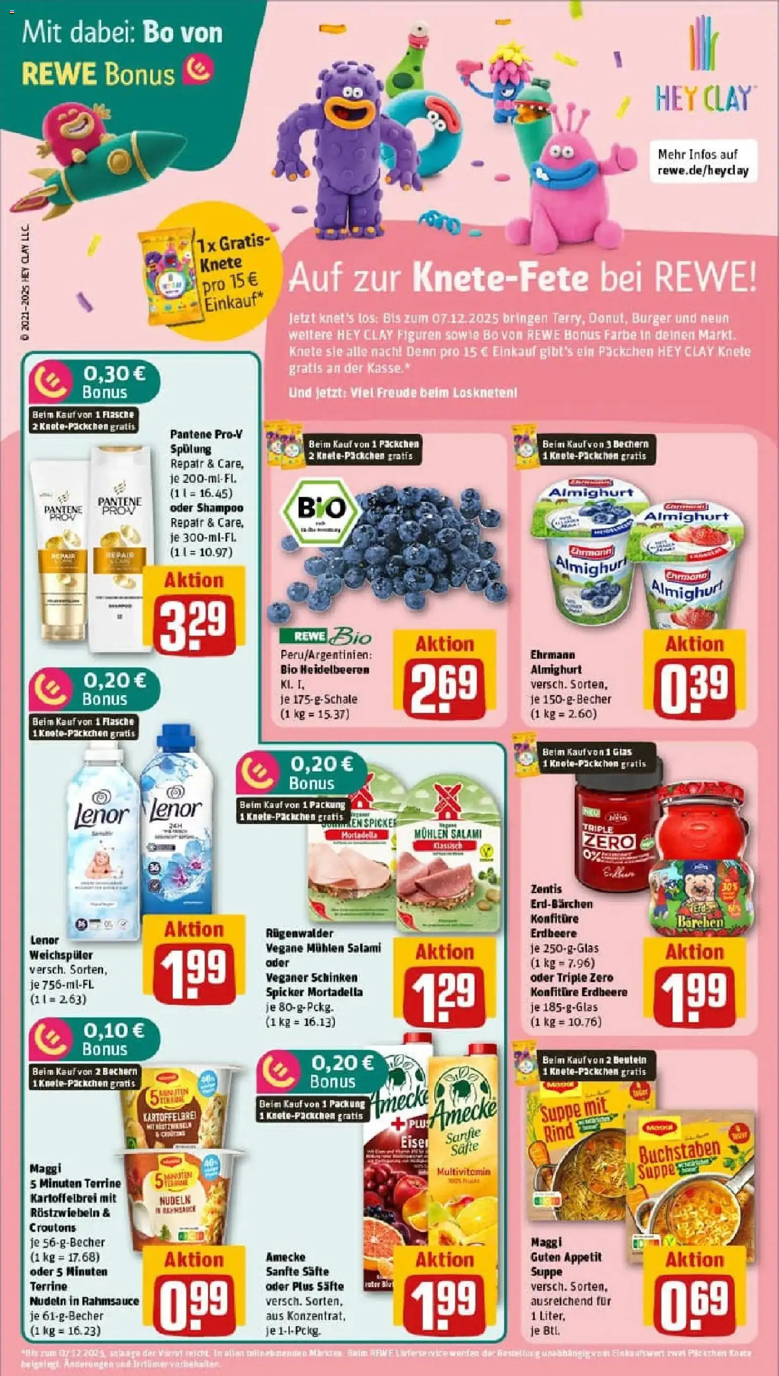 Rewe prospekt Mettmann	 – gültig ab 10.11.2025 | Seite: 13 | Produkte: Heidelbeeren, Weichspüler, Salami, Schinken