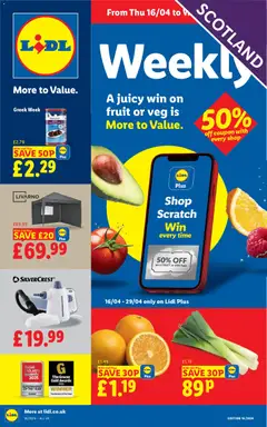 Preview of Lidl - Weekly Scotland valid from 16.04.2026