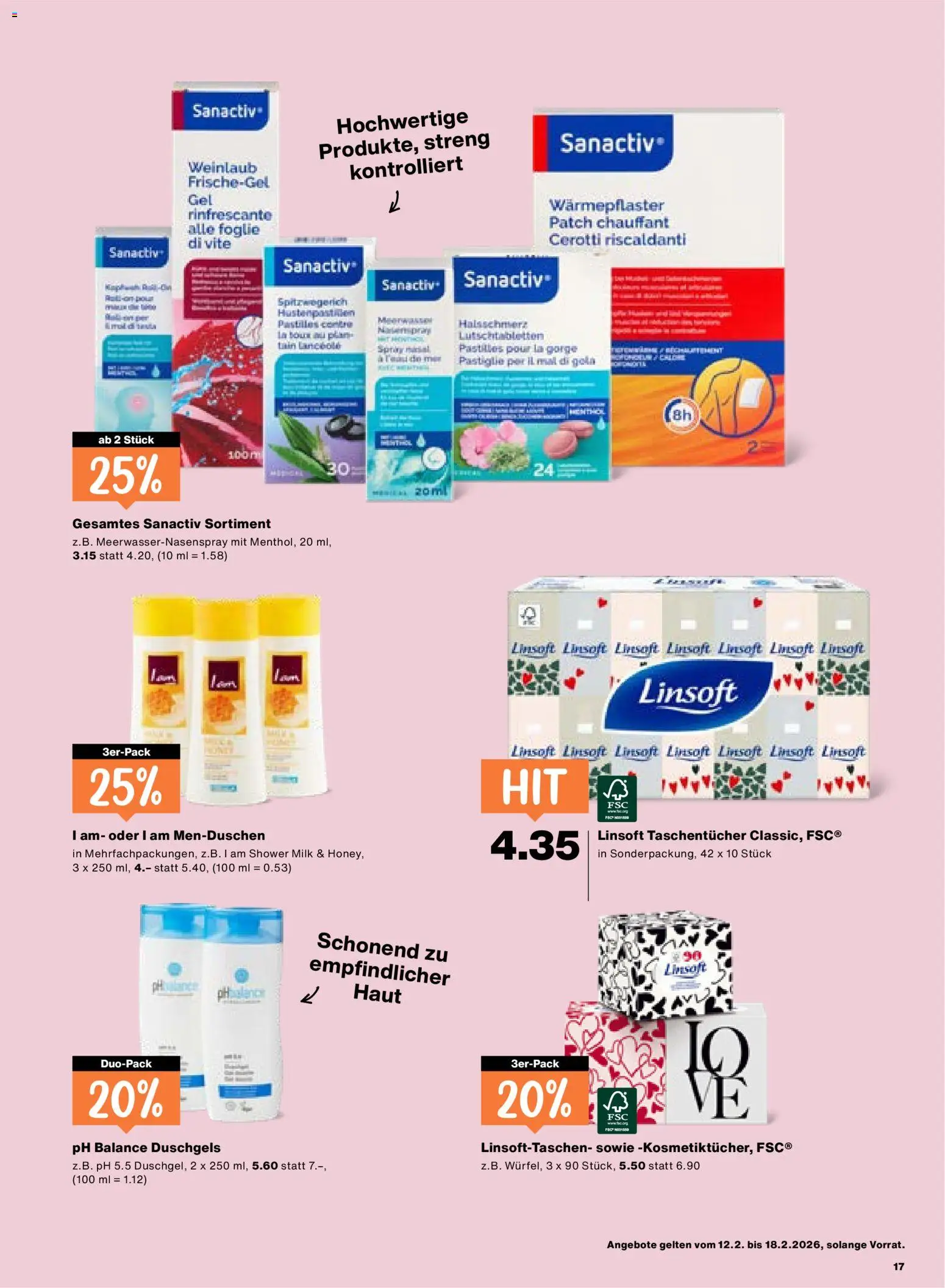 Migros Aktionen – gültig ab 12.02.2026 | Seite: 17 | Produkte: Shower Gel