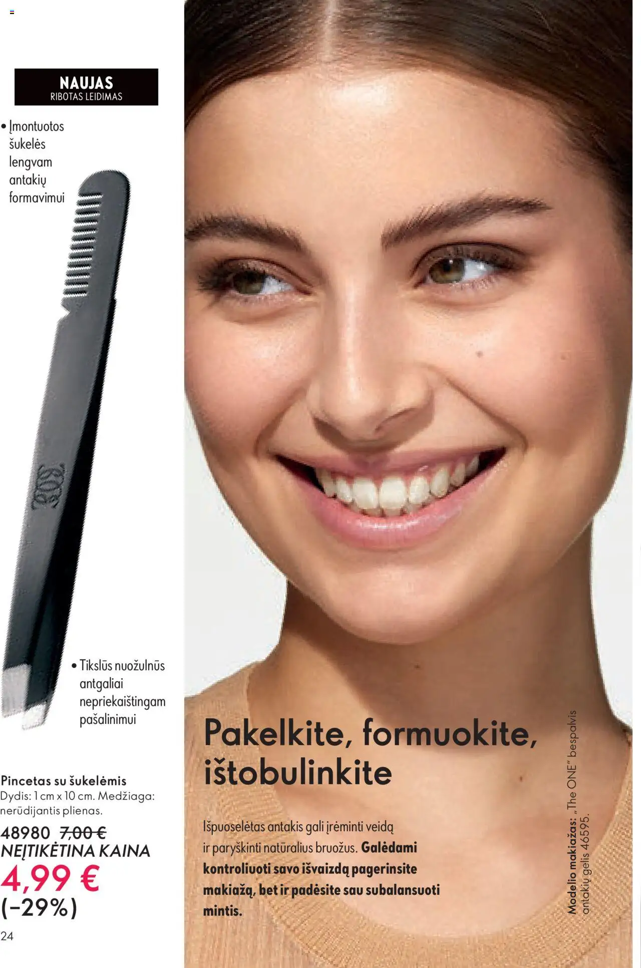Oriflame akcijos nuo 29.10.2025 | Puslapis: 24 | Prekių: Makiažas, Šepetėlis