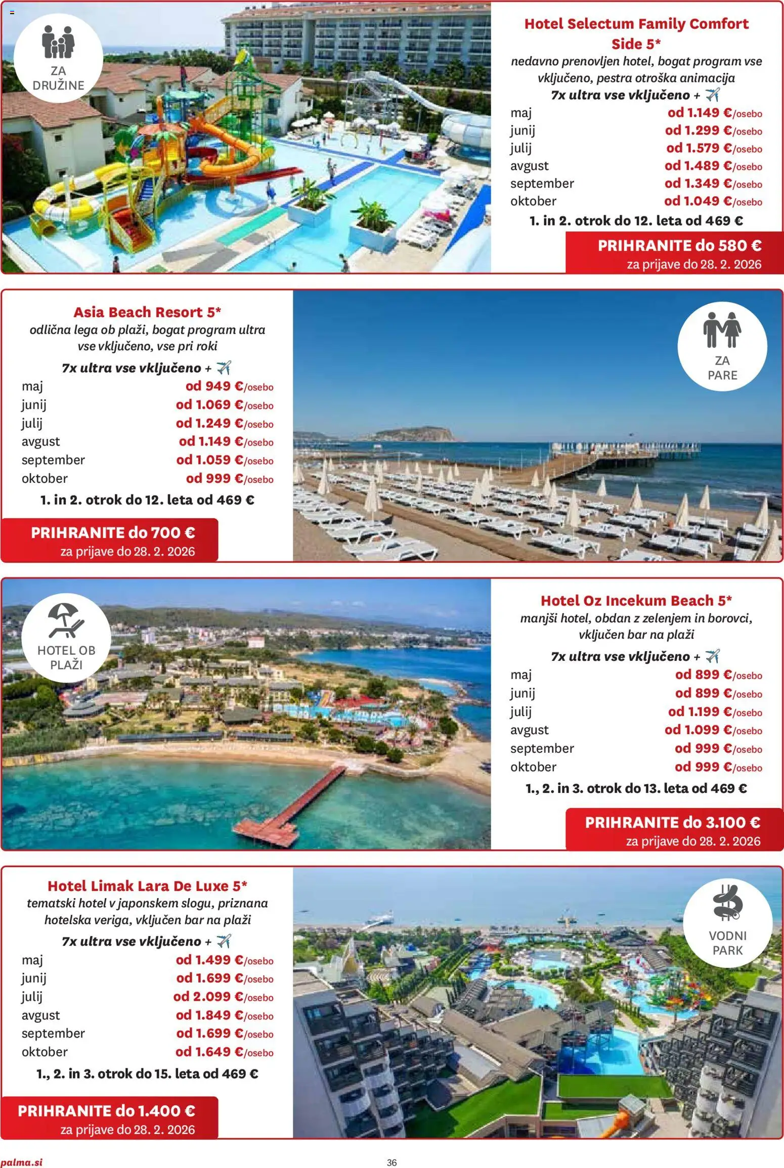 Novi Palma katalog ponudbe – veljaven od 01.01.2026 | Stran: 36