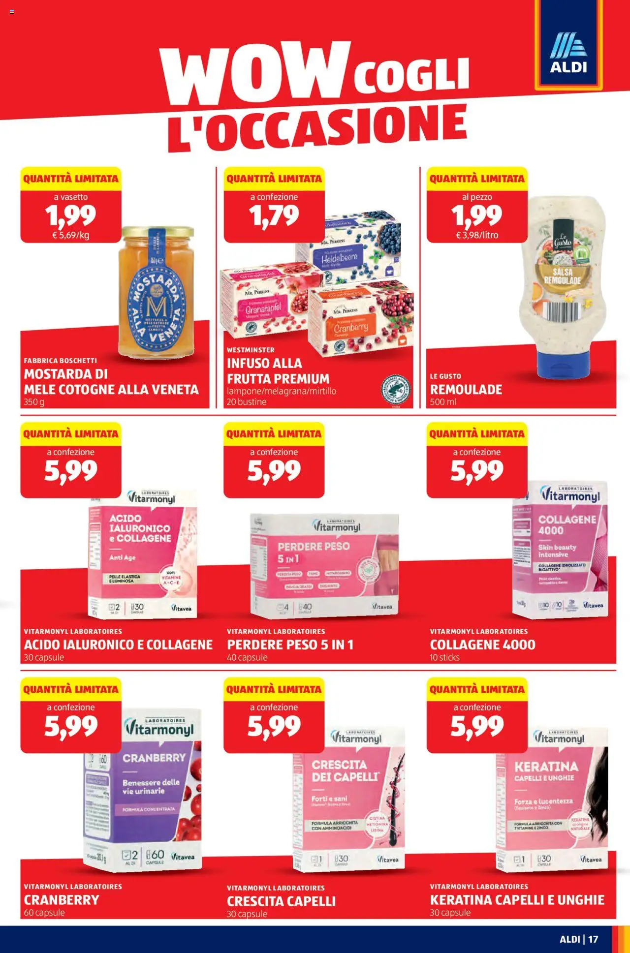 Volantino Aldi del 06.10.2025 | Pagina: 17 | Prodotti: Mele, Frutta, Salsa