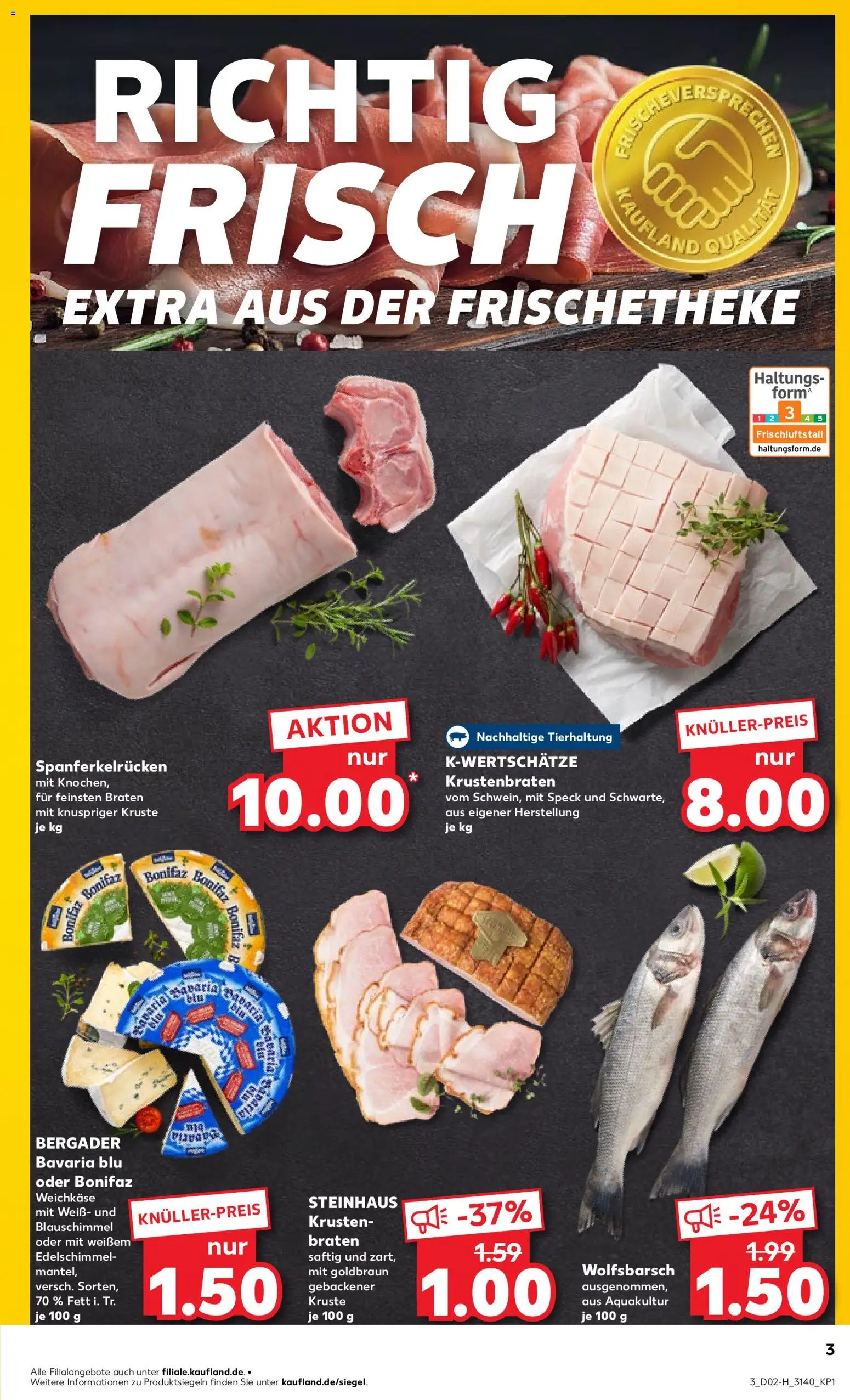 Kaufland prospekt Leipzig	 – gültig ab 08.01.2026 | Seite: 3 | Produkte: Krustenbraten