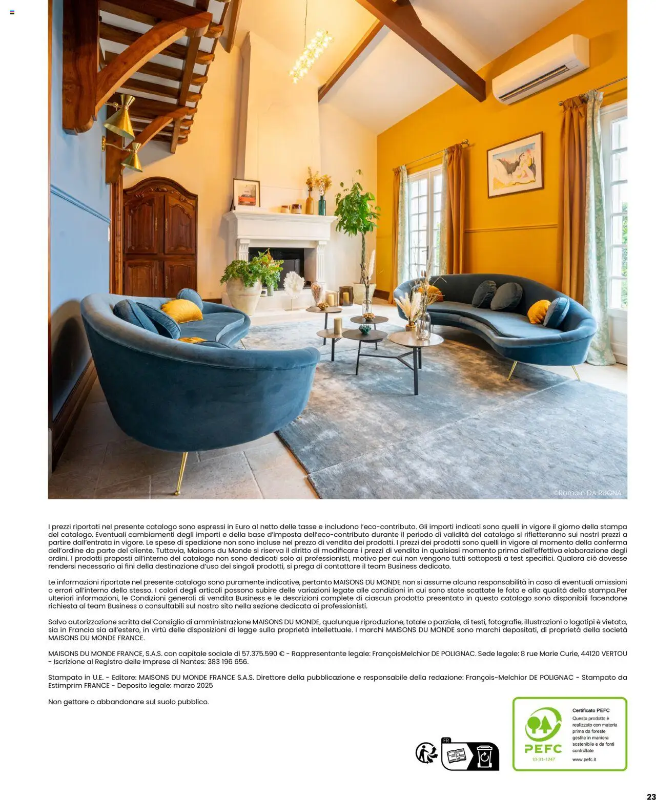 Volantino Maisons du Monde del 14.04.2025 | Pagina: 23 | Prodotti: Stampa