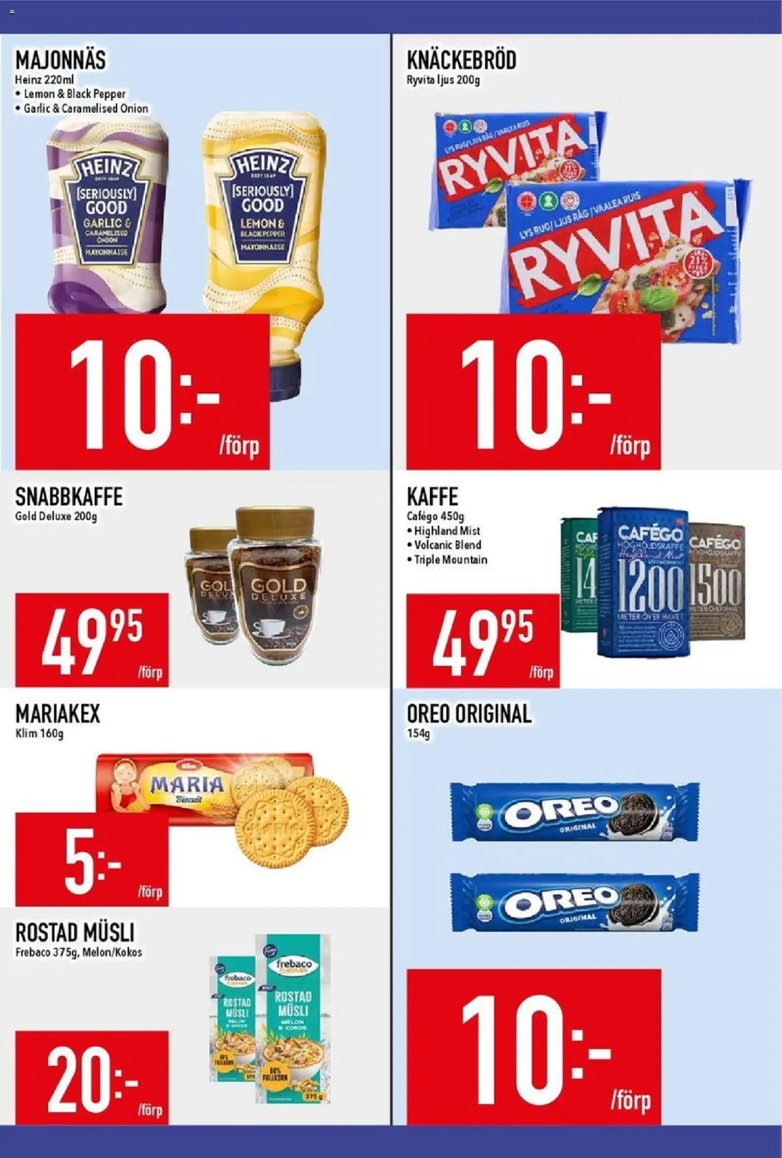 Matdax reklamblad aktuell från 17.11.2025 | Sida: 14 | Produkter: Musli, Majonnäs, Kaffe, Ljus