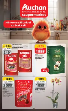 Auchan - Kéthetes Szupermarket ajánlataink - amely érvényes a következő dátumtól: 05.02.2026