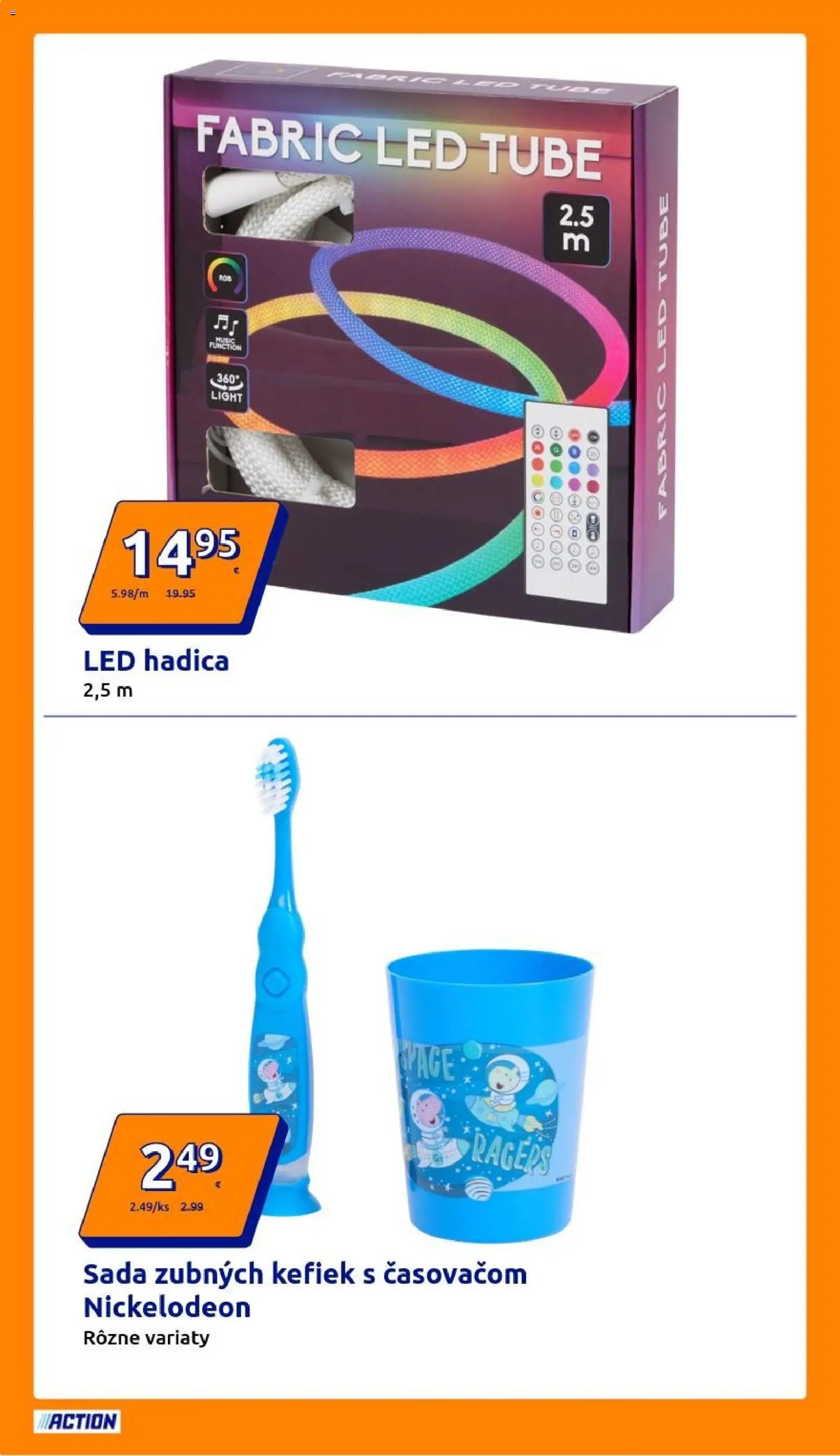 Nové Action akcie – leták je platný od 29.10.2025 | Strana: 22 | Produkty: Led