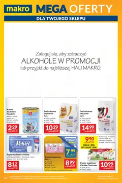 Pogląd oferty "Makro Gazetka - Mega oferty dla Twojego Sklepu" - ważna od 12.11.2025 | Strona: 10 | Produkty: Papier toaletowy, Aloes, Karma dla kotów, Wołowina