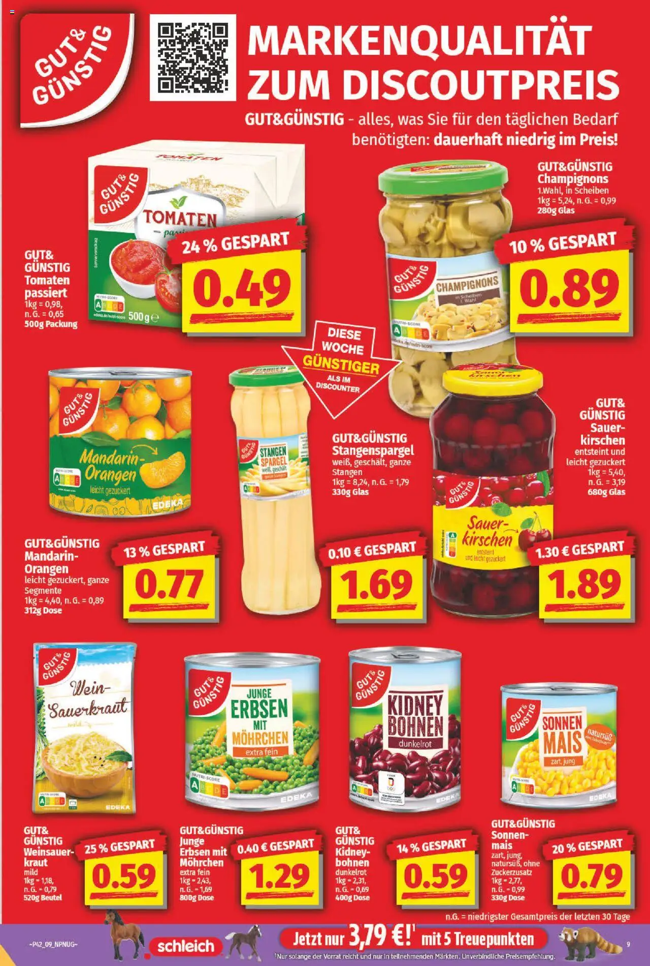 NP Discount Prospekt 	 – gültig ab 13.10.2025 | Seite: 9 | Produkte: Orangen, Champignons, Kraut, Wein