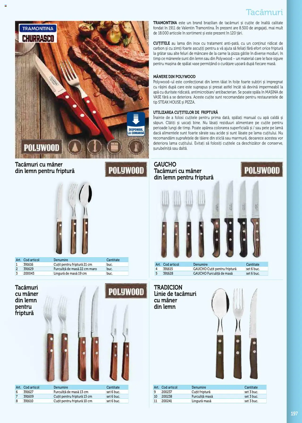 Noul catalog Metro – valabil de la 17.09.2025 | Pagină: 197 | Produse: Grătar, Mâner, Cuțit, Pizza