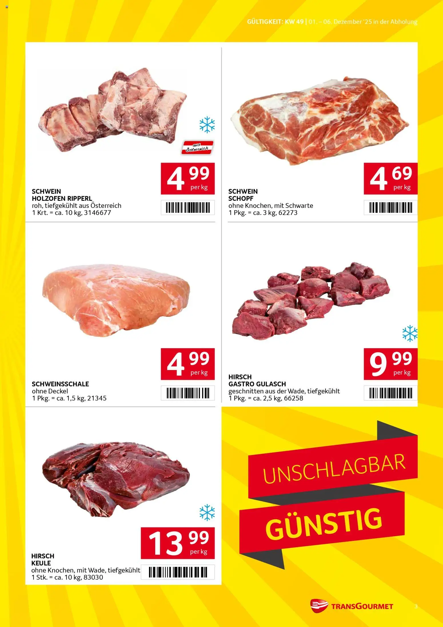 Transgourmet Flugblatt gültig ab 01.12.2025 | Seite: 3