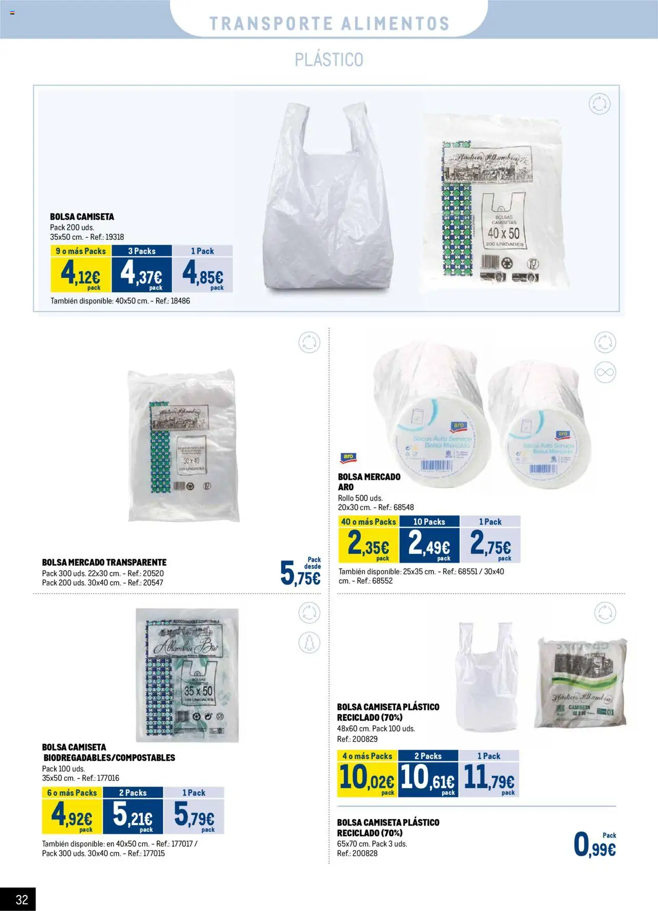 Makro - Desechables Take Away Canarias │ válido desde el 07.07.2025 | Página: 32 | Productos: Bolsa, Κούβα