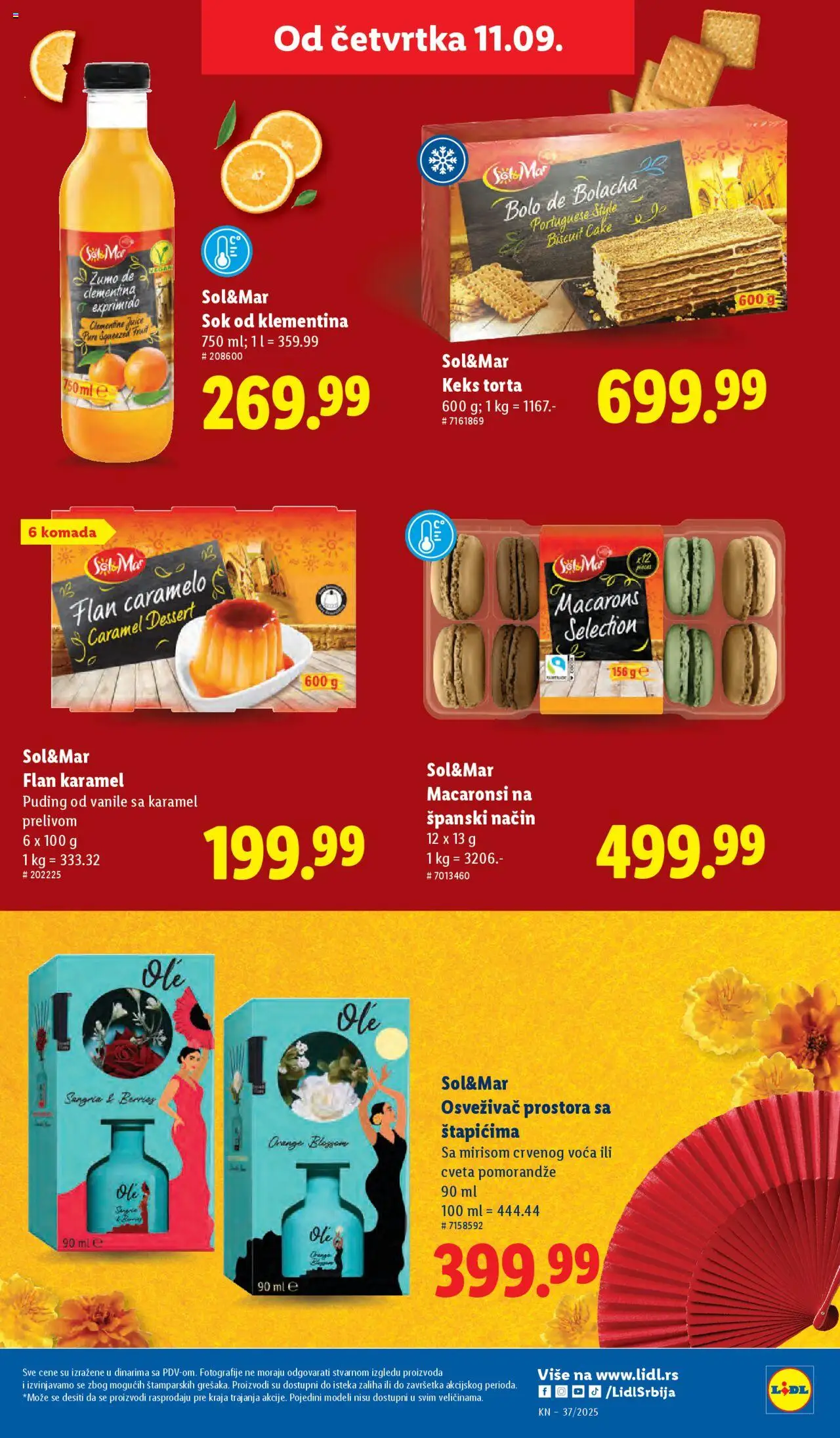 Lidl katalog - važi od 11.09.2025 | Strana: 19 | Proizvode: Macarons, Keks, Osvezivac prostora, Torta