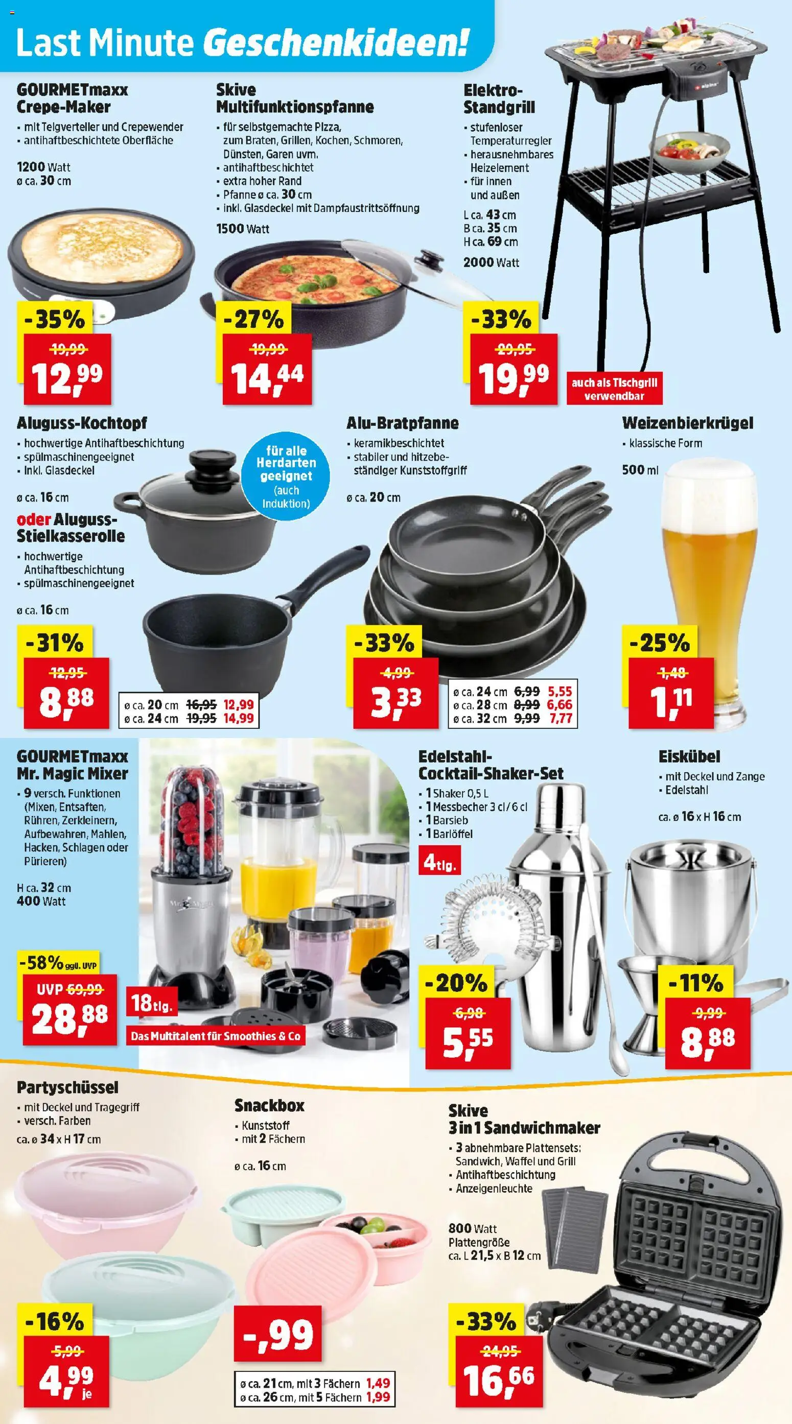 Thomas Philipps Flugblatt gültig ab 22.12.2025 | Seite: 5 | Produkte: Grill, Mixer, Sandwichmaker