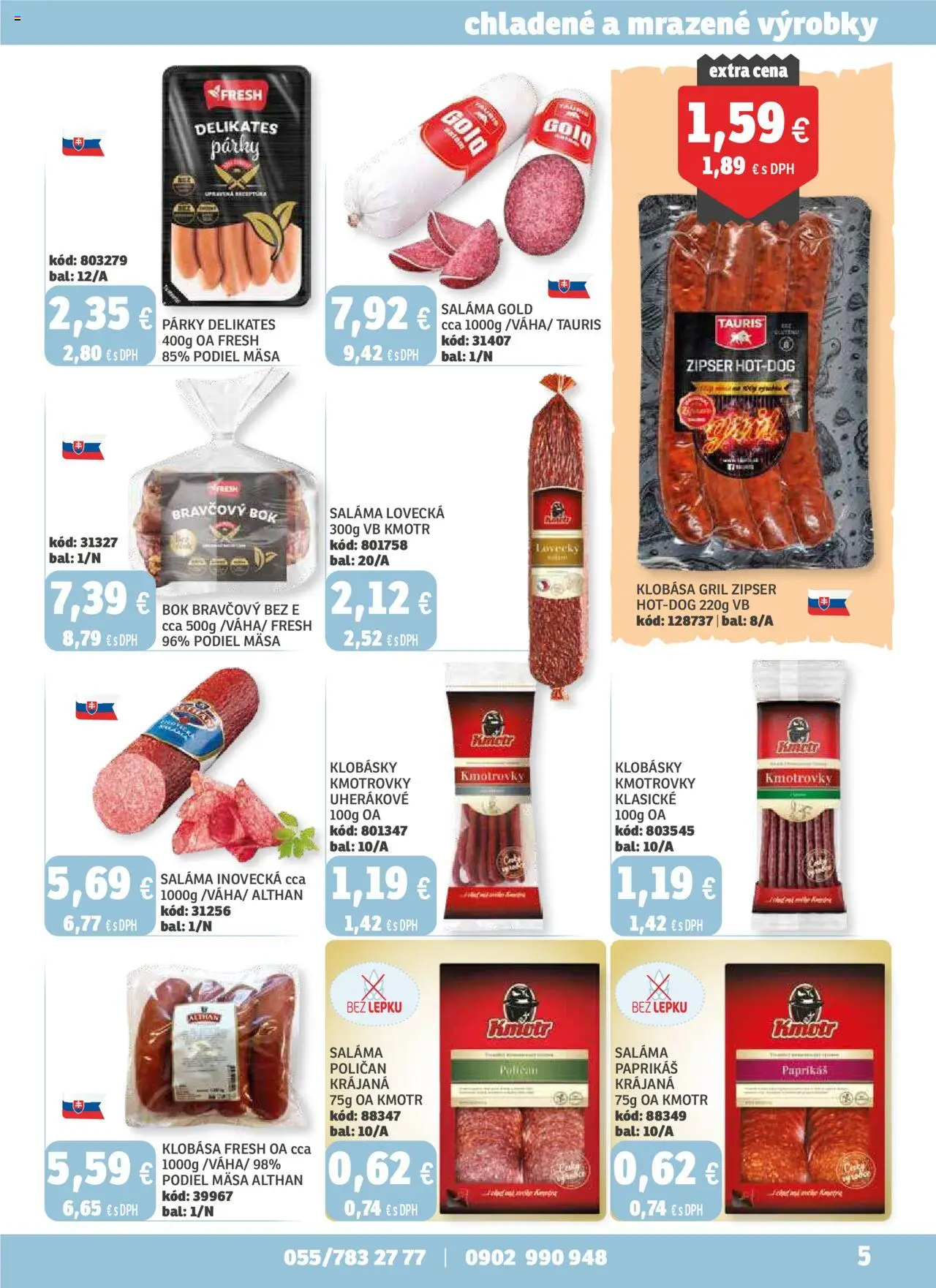Labaš magazín │ platný od 22.08.2025 | Strana: 5 | Produkty: Gril, Saláma, Klobása, Párky
