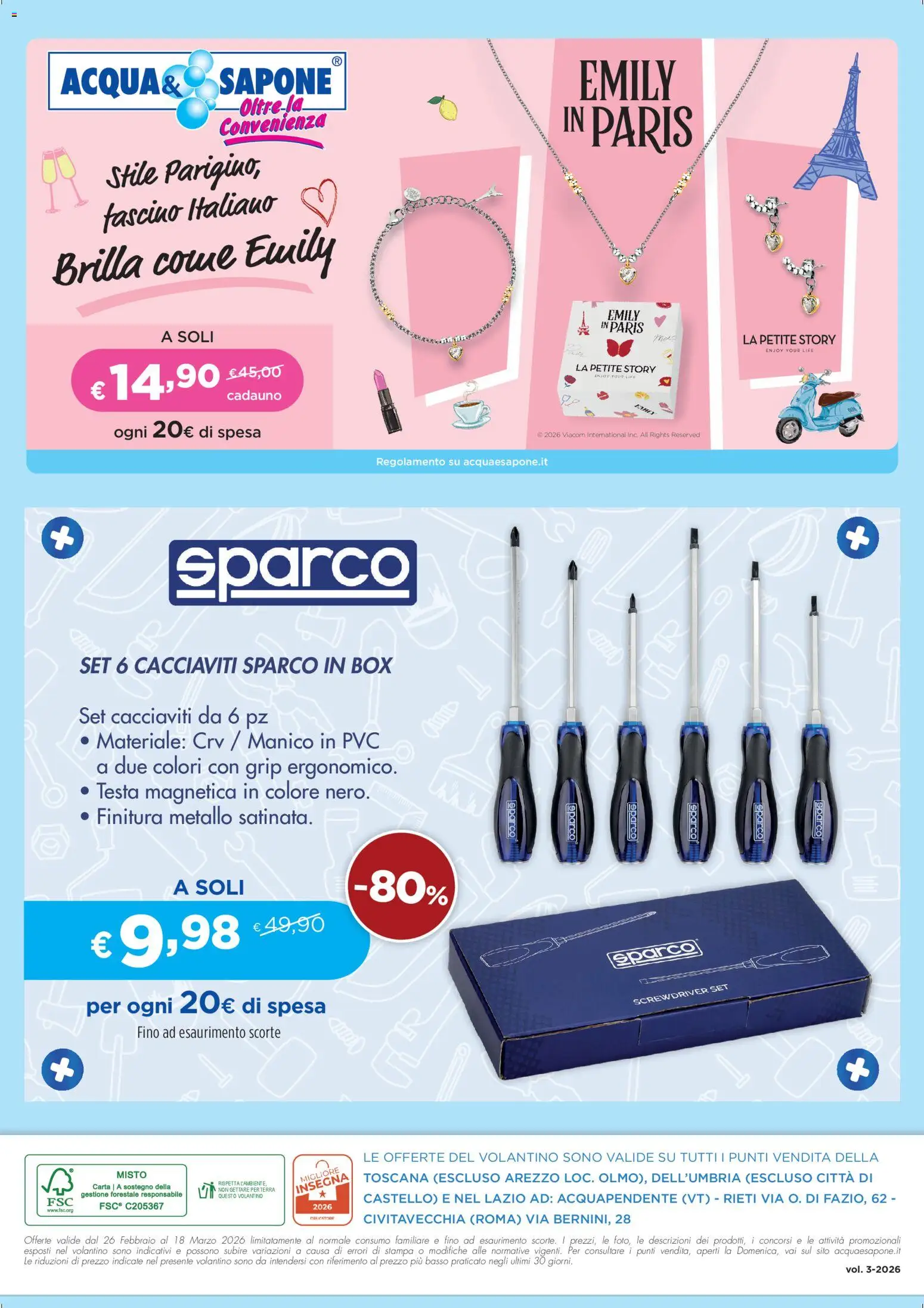 Volantino Acqua e Sapone del 26.02.2026 | Pagina: 16 | Prodotti: Sapone, Mais, Stampa, Terra
