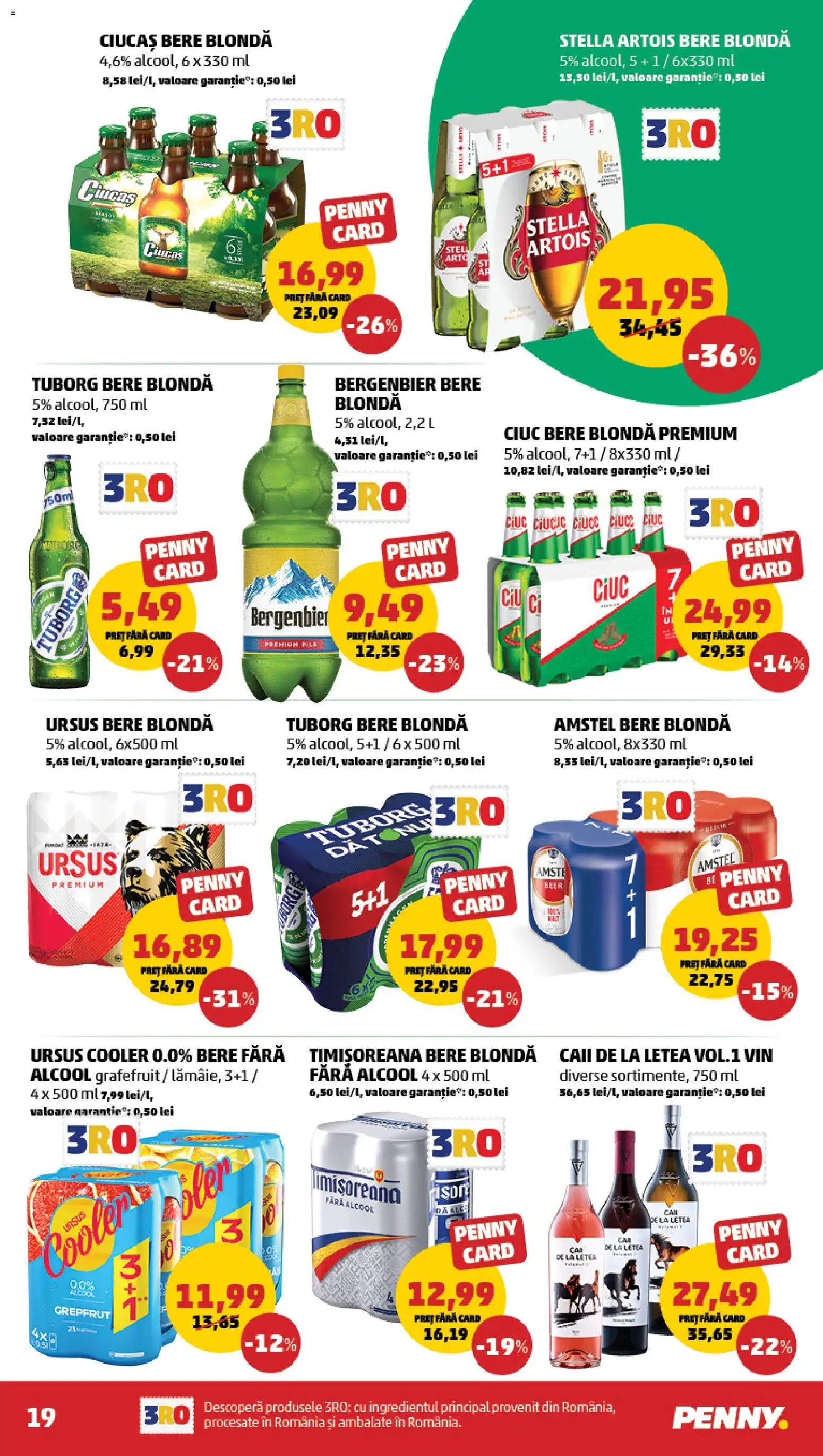 Noul catalog PENNY – valabil de la 12.11.2025 | Pagină: 19 | Produse: Vin, Bere, Plastik Kulübe, Grepfrut