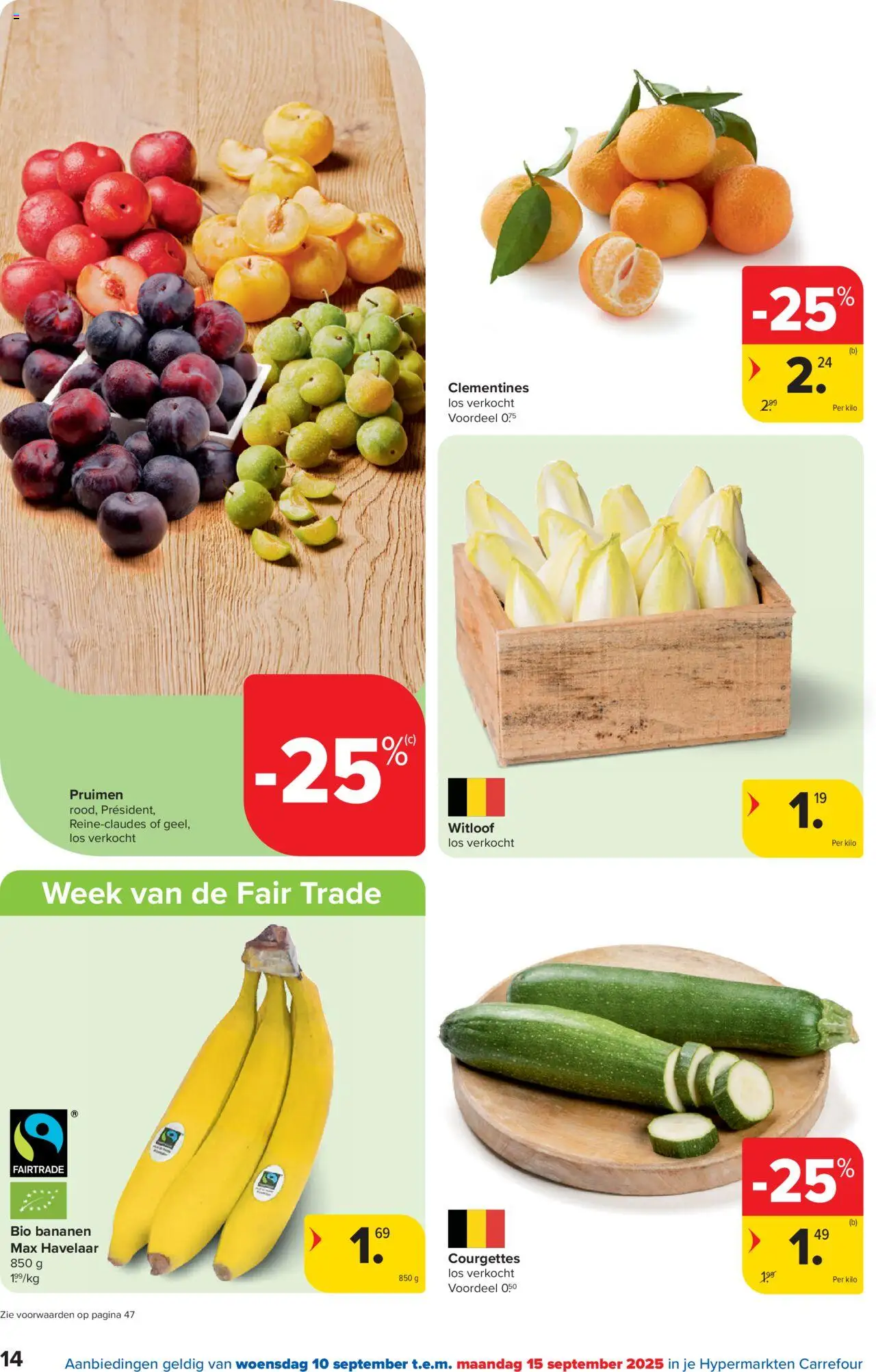  | Pagina: 14 | Producten: Bananen