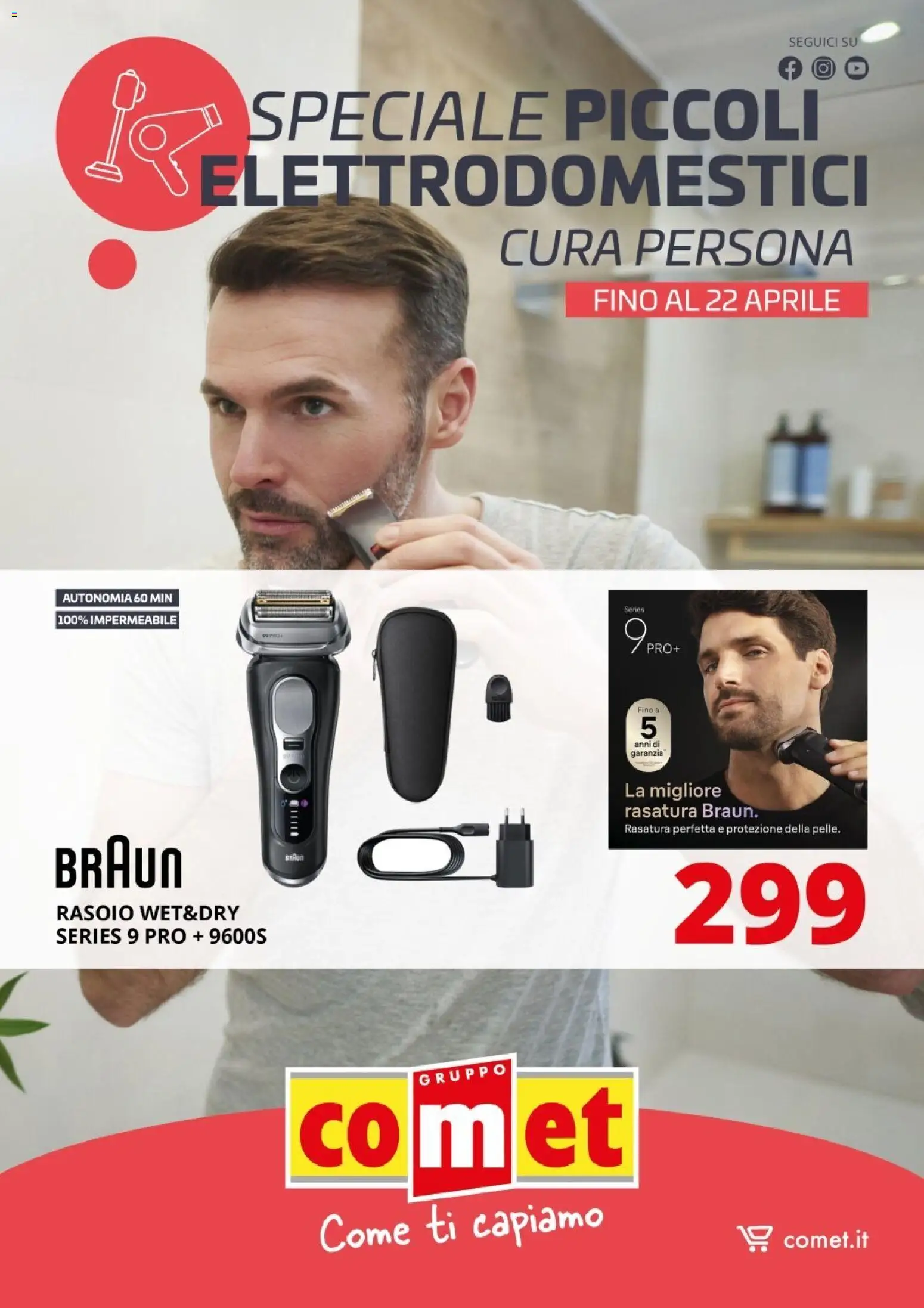 Volantino Comet del 10.04.2026 | Pagina: 1 | Prodotti: Rasoio