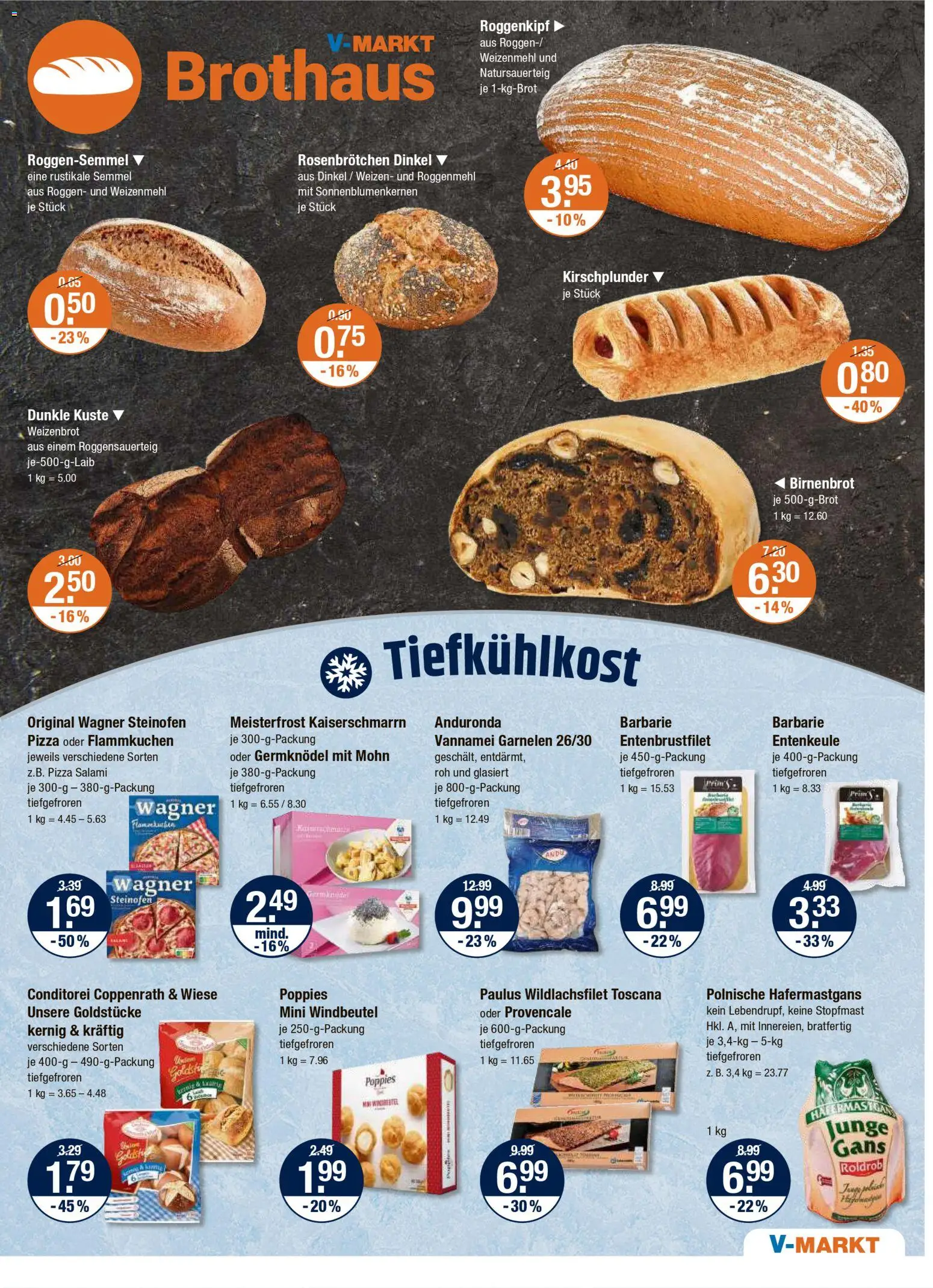 V-Markt - M&#252;nchen – gültig ab 30.10.2025 | Seite: 5 | Produkte: Weizenmehl, Garnelen, Salami, Pizza