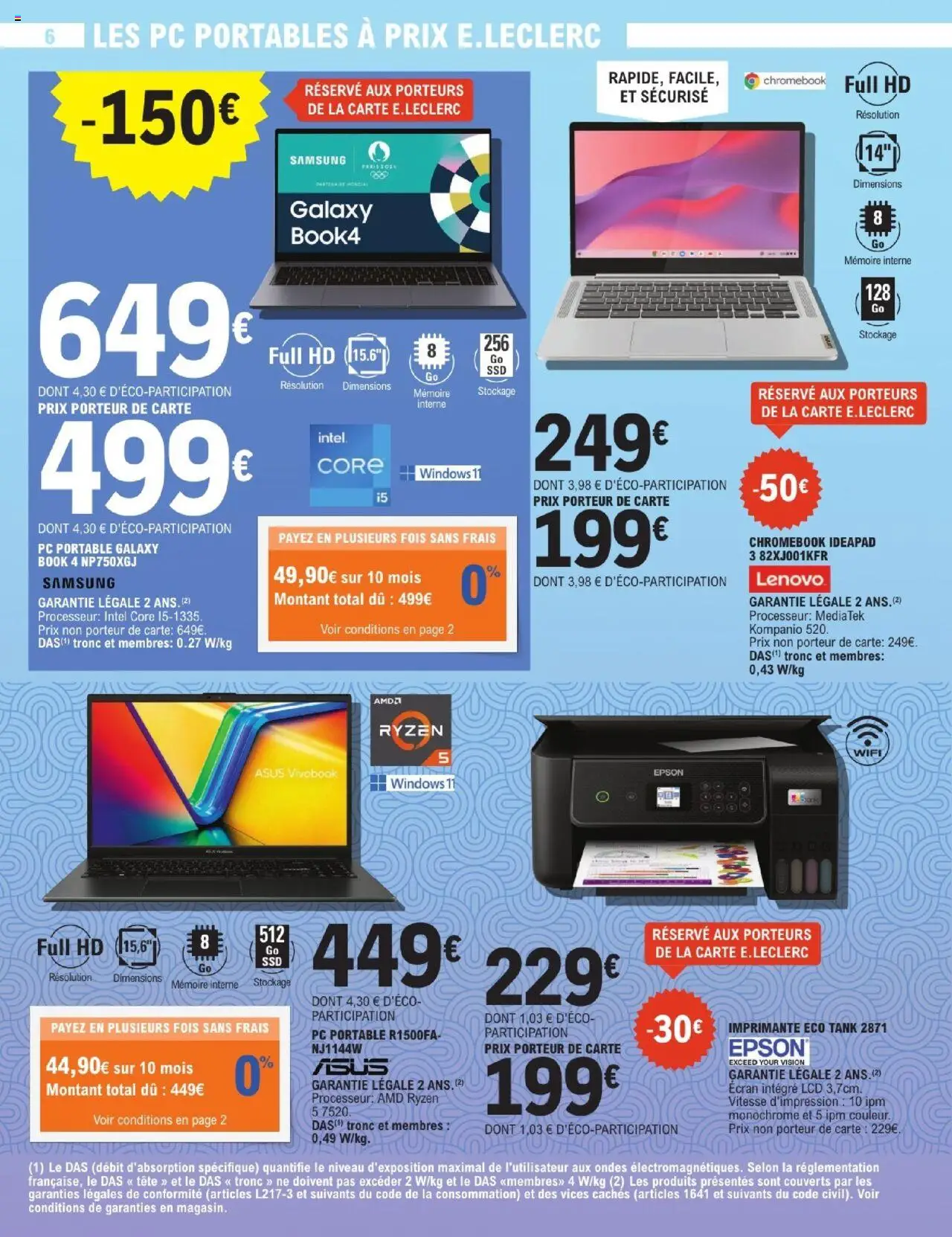  | Page: 6 | Produits: PC, Imprimante, PC portable, Portable