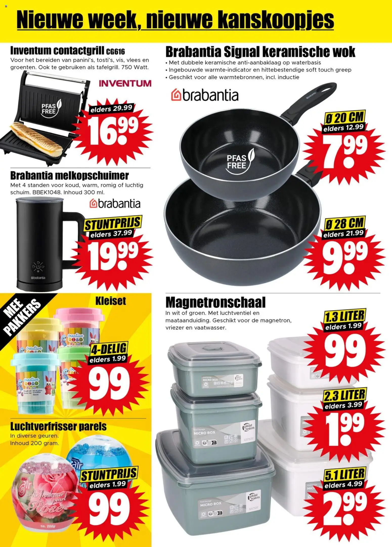 {H1} | Pagina: 28 | Producten: Melkopschuimer, Luchtverfrisser, Vriezer, Box