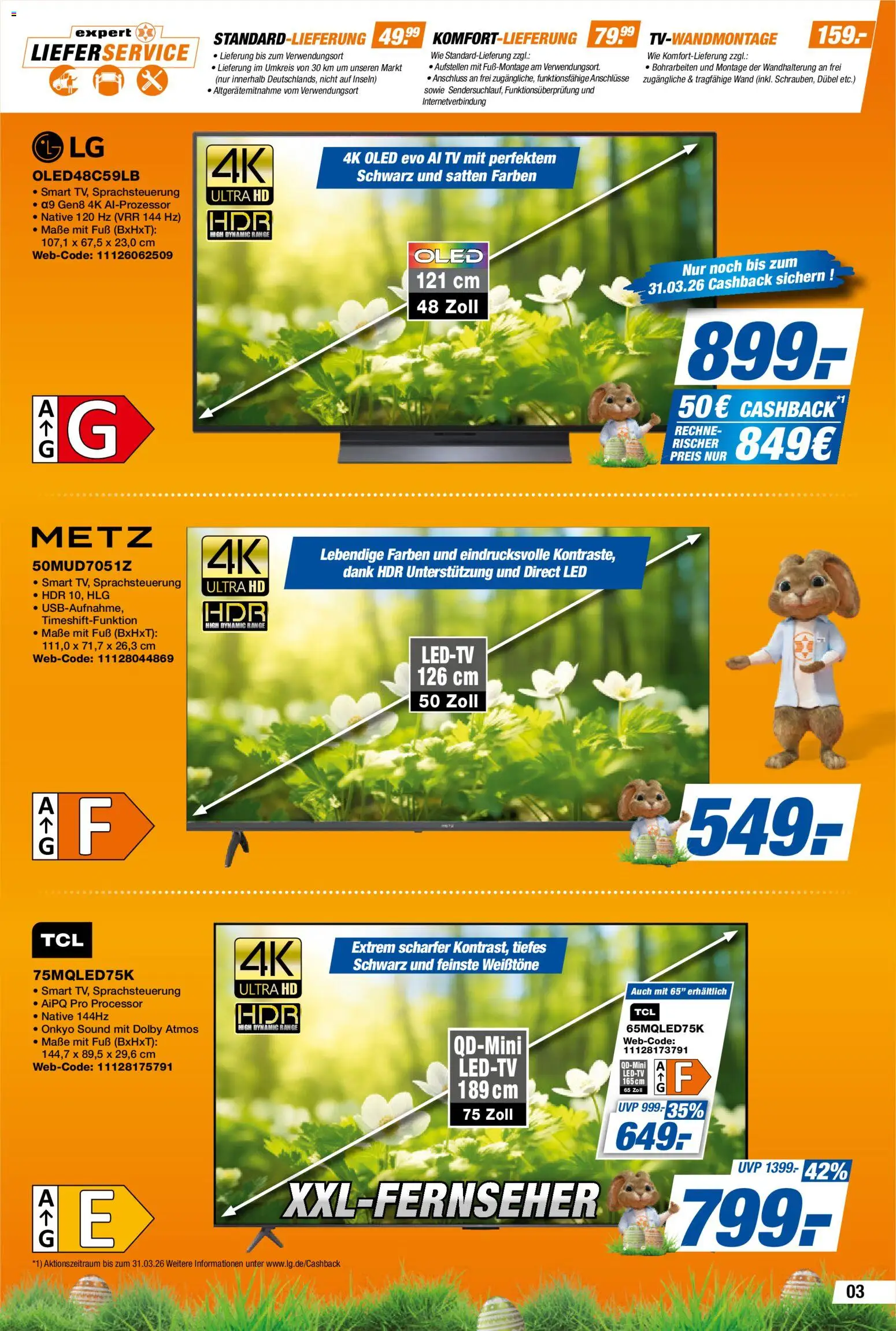 Expert Prospekt 	 – gültig ab 27.03.2026 | Seite: 3 | Produkte: TV