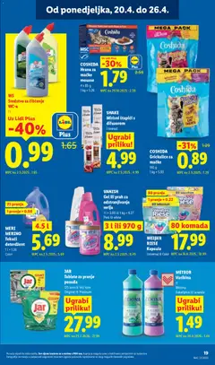 Lidl Katalog - Pregled kataloga iz trgovine Lidl, vrijedi od 20.04.2026 | Stranica: 19