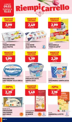 Anteprima del volantino PROVOLONE VALPADANA DOP DOLCE, 300 g valido a partire dal 09.03.2026 | Pagina: 4