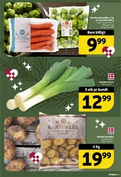 Løvbjerg - Tilbudsavis gyldig fra 12.12.2025 | Side: 19 | Produkter: Gulerødder, Kartofler, Porrer, Rosenkål