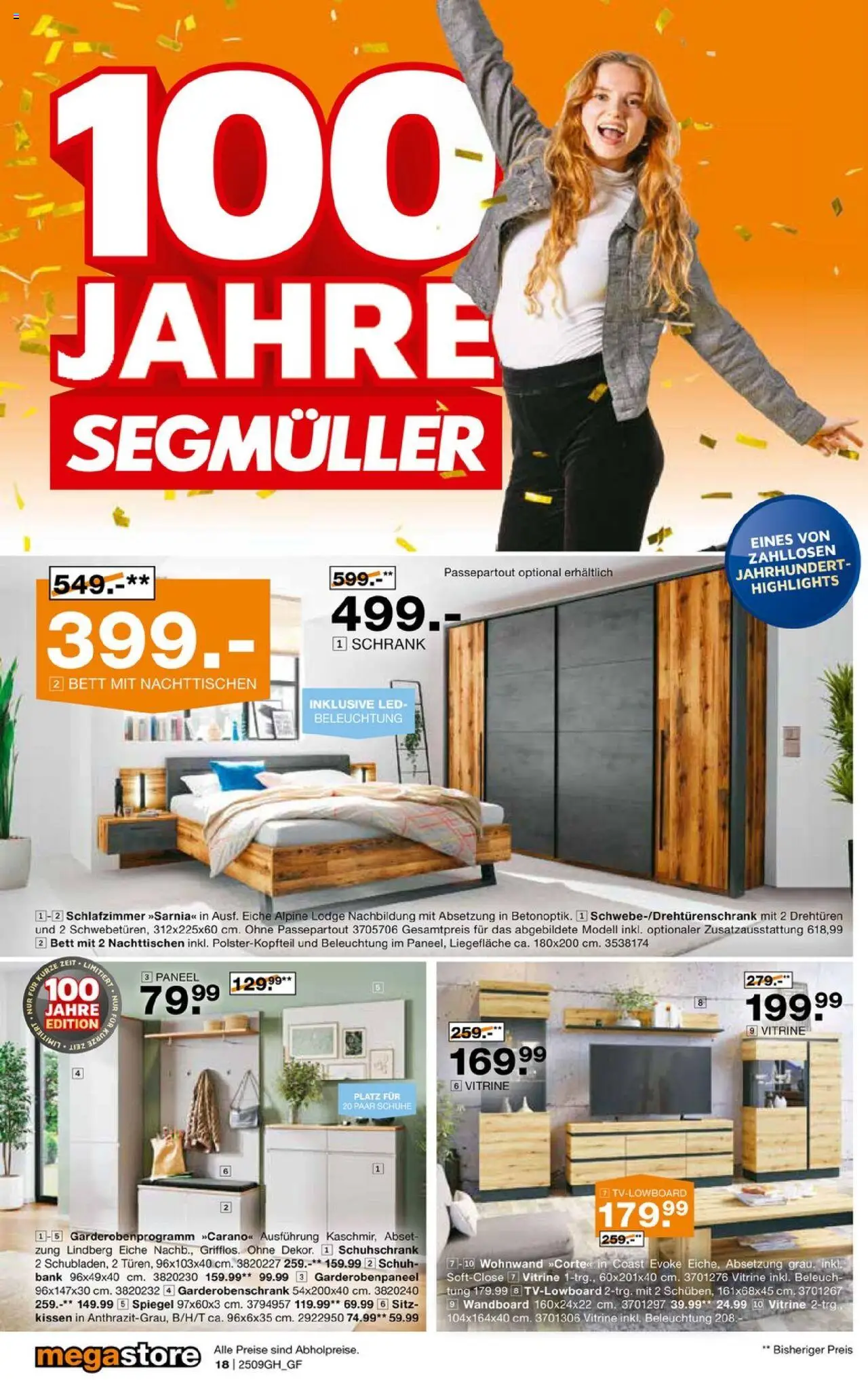 Segmüller Prospekt 	 – gültig ab 13.09.2025 | Seite: 40 | Produkte: Wandboard, Kissen, Vitrine, Schrank