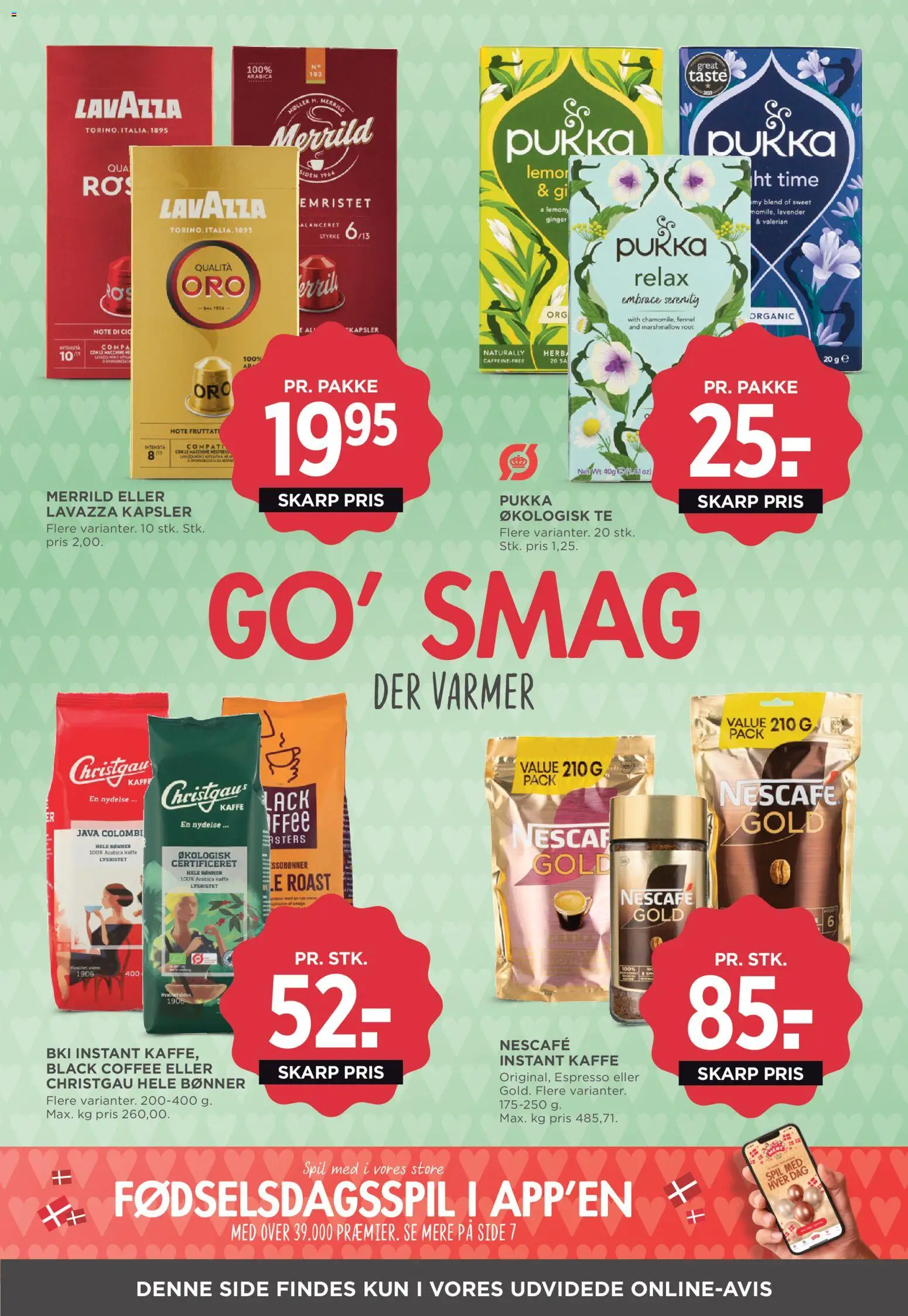 Meny tilbudsavis – gyldig fra 01.05.2026 | Side: 37 | Produkter: Te, Bønner, Spil, Instant Kaffe