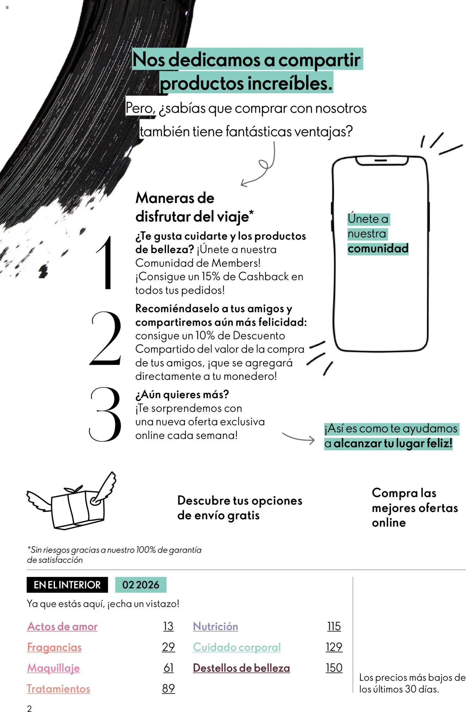 Oriflame - Catálogo Campaña 2 │ válido desde el 28.01.2026 | Página: 2 | Productos: Maquillaje, Té