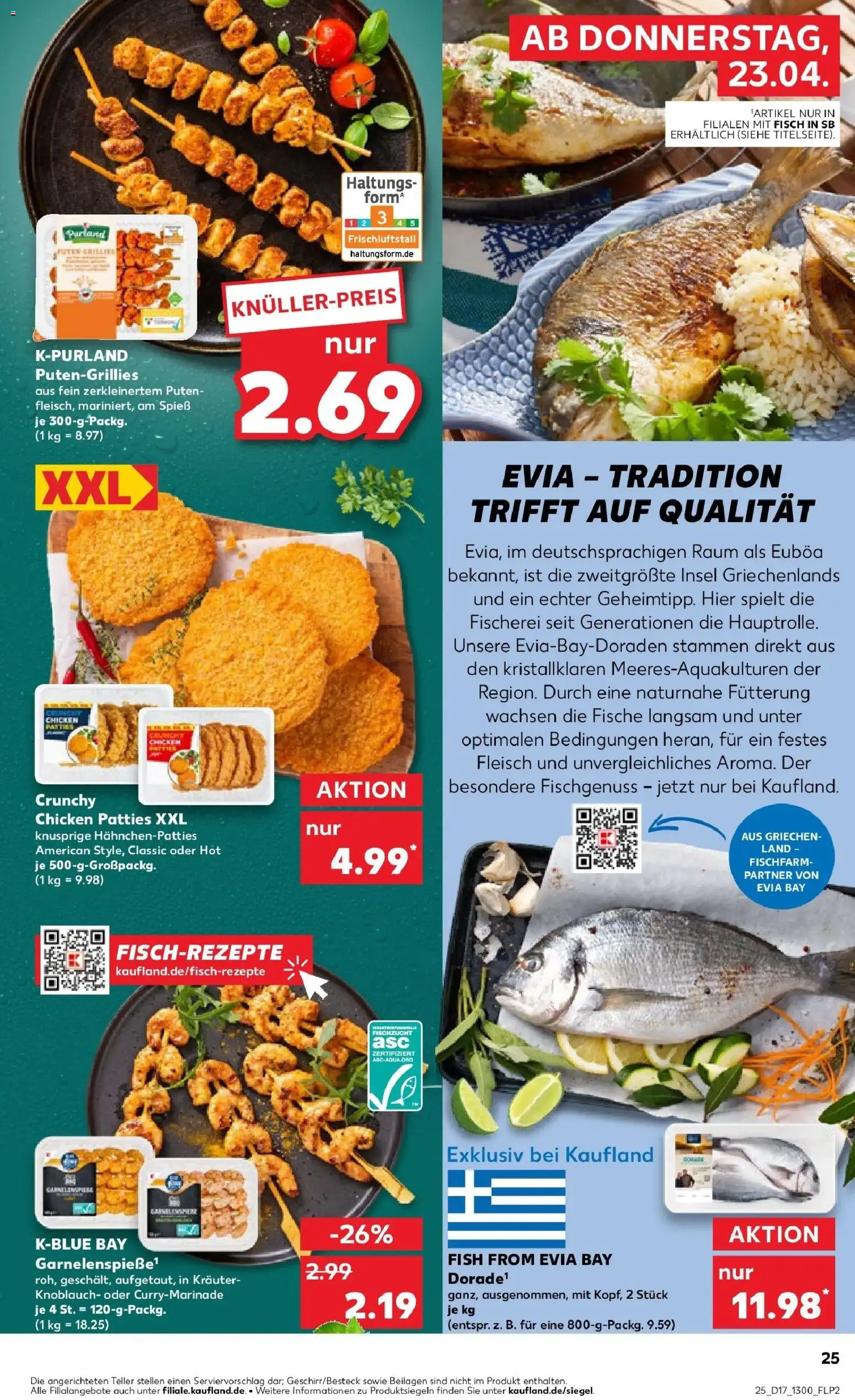 Kaufland Prospekt Viersen	 – gültig ab 23.04.2026 | Seite: 25 | Produkte: Fisch, Knoblauch, Fleisch