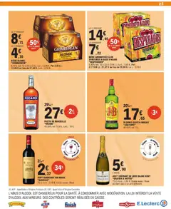 E.Leclerc - Prévisualisation de BIÈRE BLONDE "GRIMBERGEN", 6.70% vol. 12 x 25 cl (3 L). Par 2 (6 L): 13,06 € au lieu de 17,42 € valide à partir de 04.11.2025 | Page: 25
