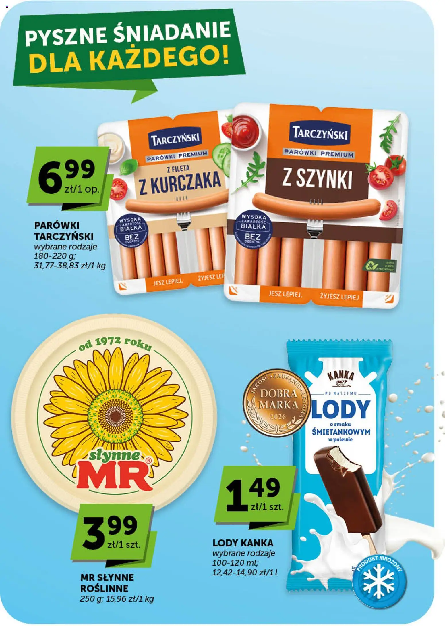 ABC gazetka - Minimarket od 09.04.2026 | Strona: 13 | Produkty: Parówki, Lody