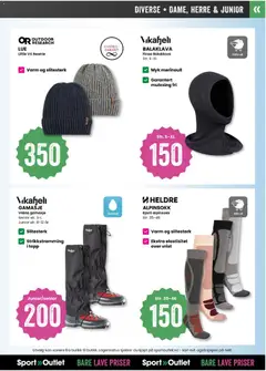 Forhåndsvisning av Sport Outlet kundeavis gyldig fra 09.01.2026 | Side: 51 | Produkter: Topp
