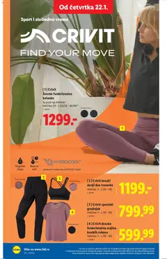 Crivit ženska funkcionalna majica kratkih rukava, Veličine: S-L (36-46) - pregled Lidl kataloga - važi od 22.01.2026 | Strana: 58