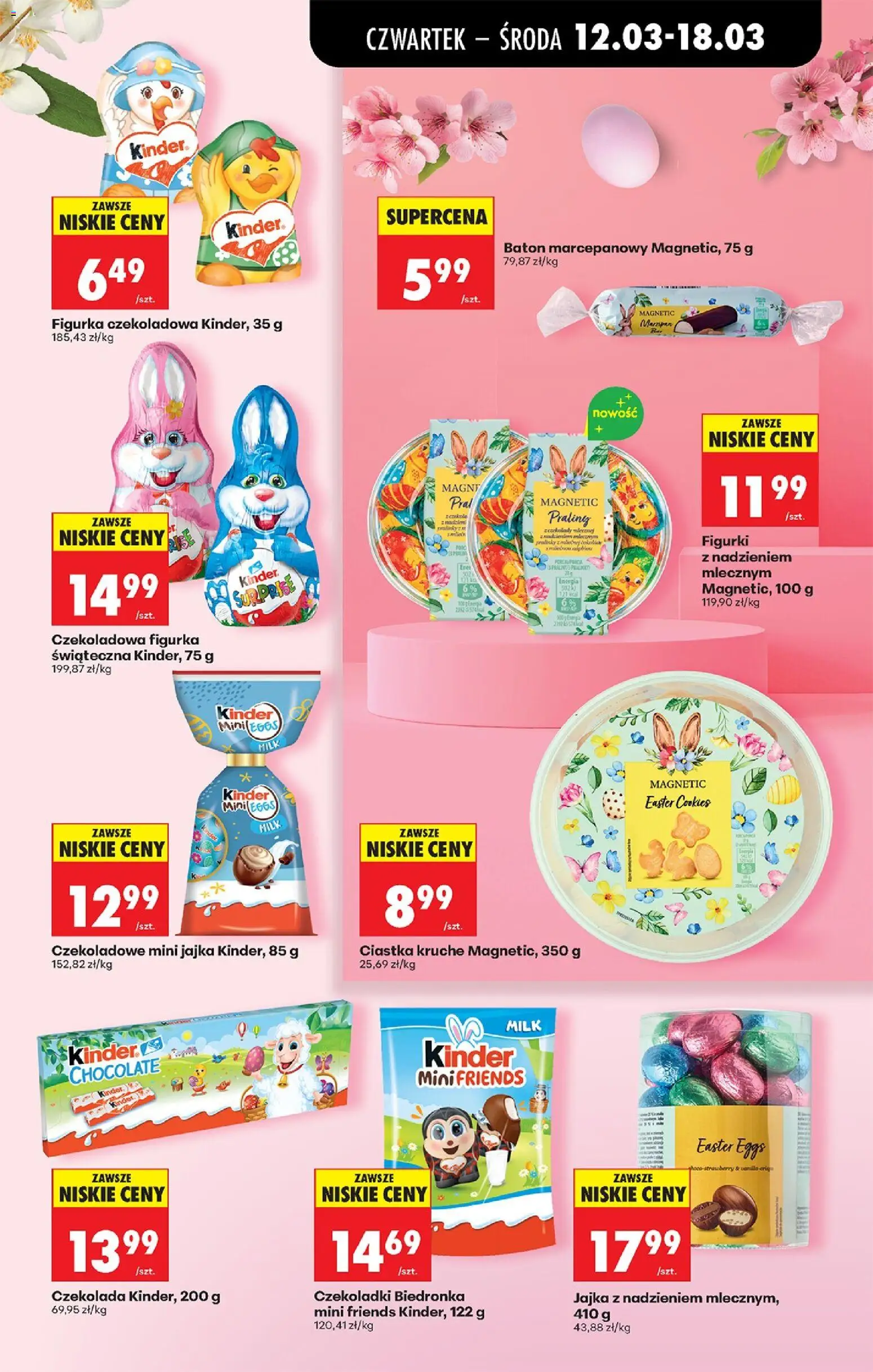 Biedronka Polsko leták - Codziennie niskie ceny od 12.03.2026 | Strana: 57 | Produkty: Cookies, Kinder
