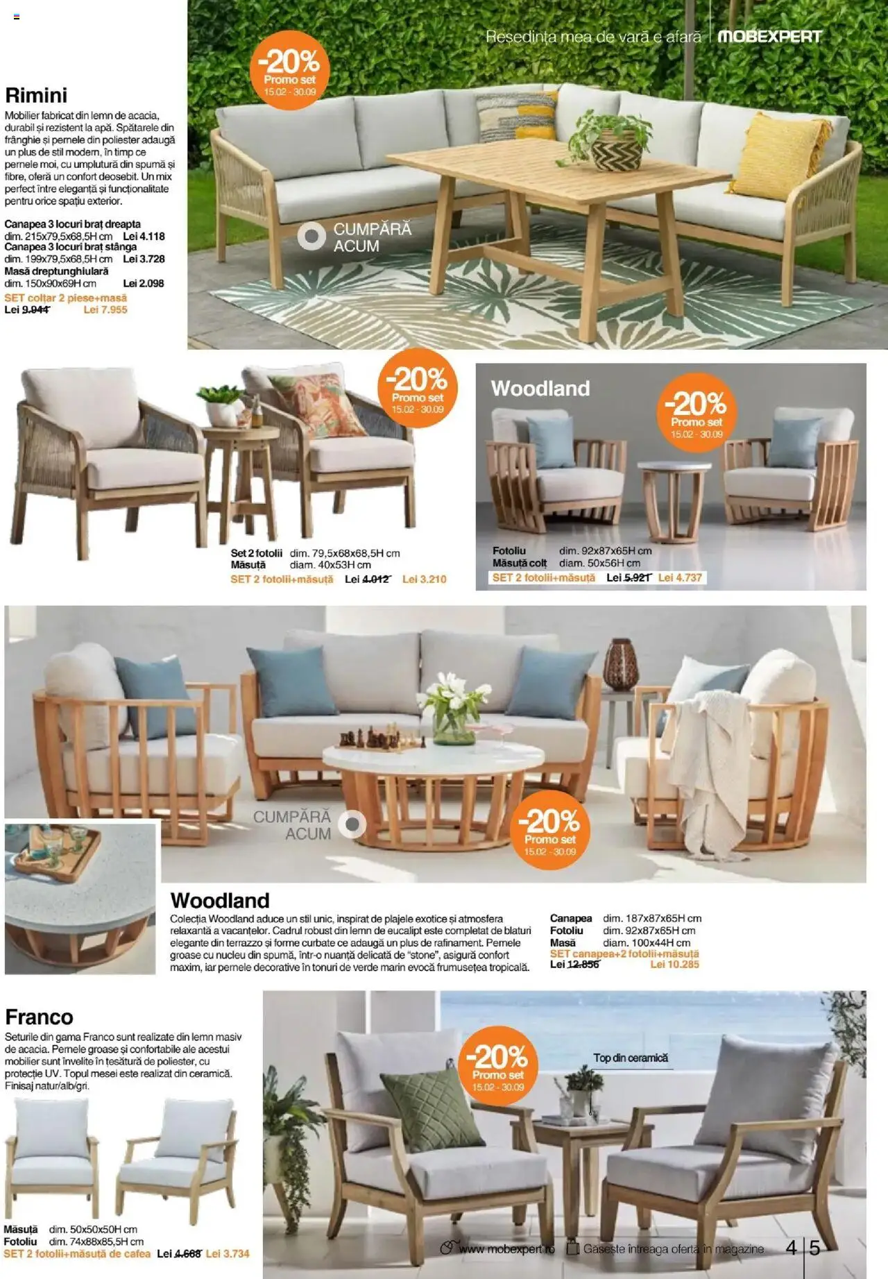 Noul catalog Mobexpert – valabil de la 04.09.2025 | Pagină: 5 | Produse: Fotoliu, Canapea, Colțar, Cafea