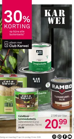 KARWEI folder - Voorbeeld van een folder van KARWEI, geldig van 27.04.2026