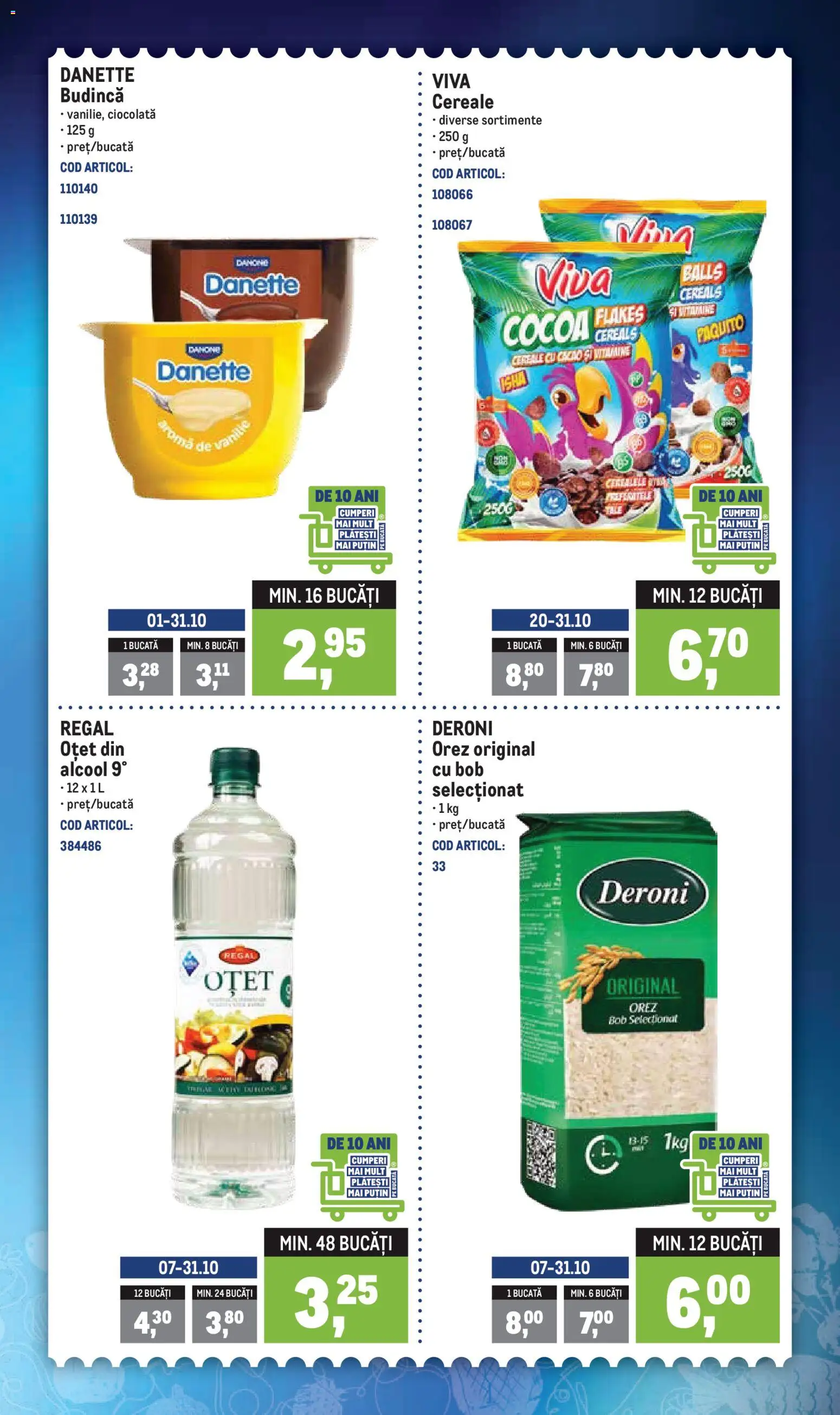 Noul catalog Metro – valabil de la 27.10.2025 | Pagină: 2 | Produse: Ciocolată, Oțet, Cereale, Cacao